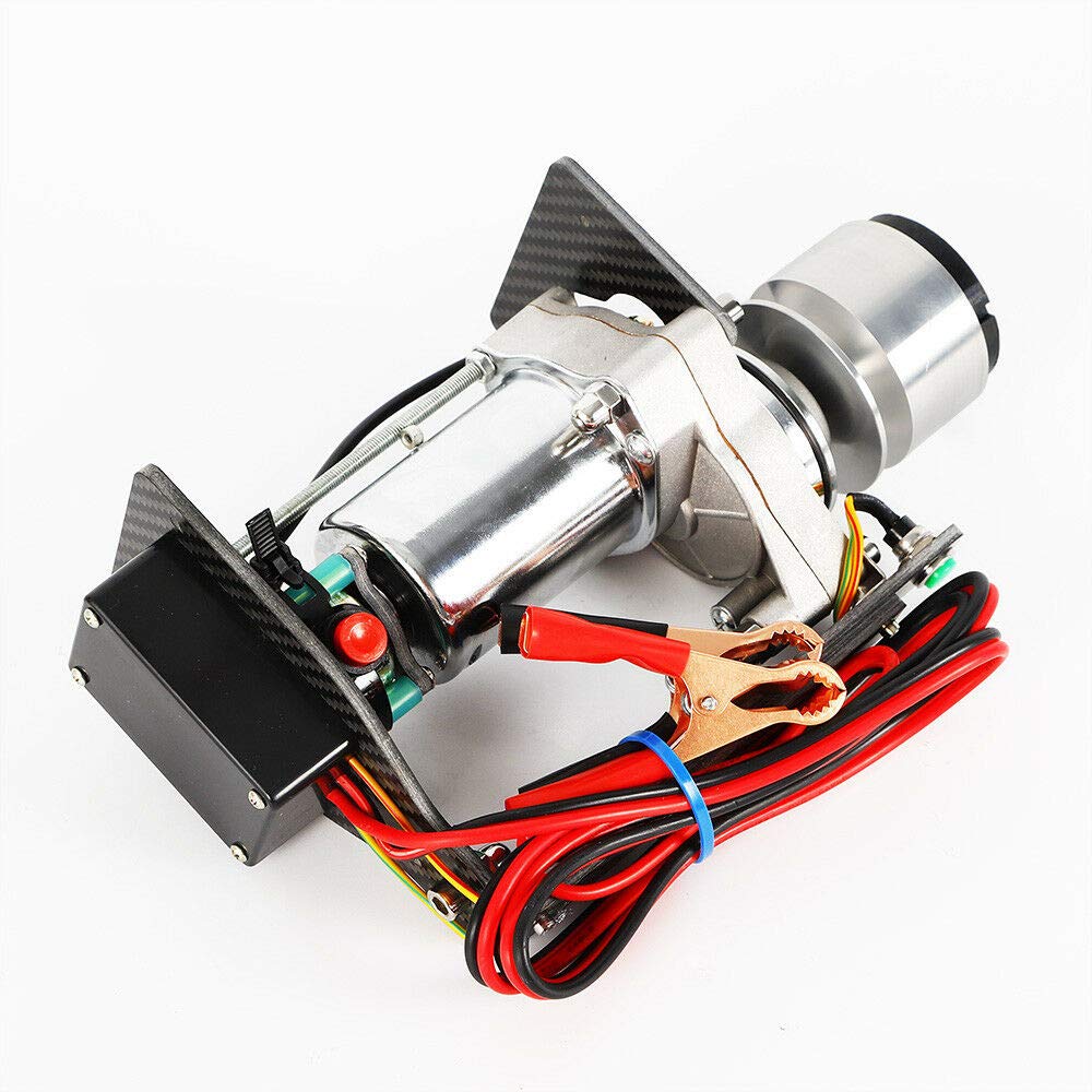 High-Performance 15-80cc Gasoline RC Airplane Engine Starter - Carbon Fiber Master Starter for Strong Engines - Perfect for RC Model Aircraft and Drone Enthusiasts