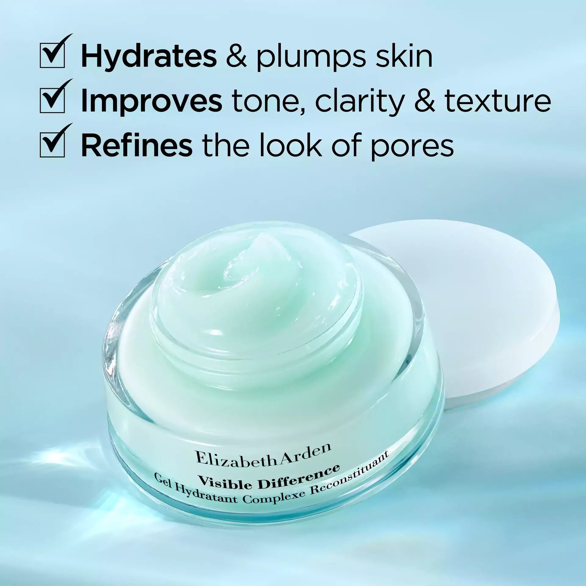 Visible Difference Replenishing HydraGel Complex - Hydrating Moisturizer for Dry Skin | Perfect for Daily Skincare Routine & Nighttime Hydration