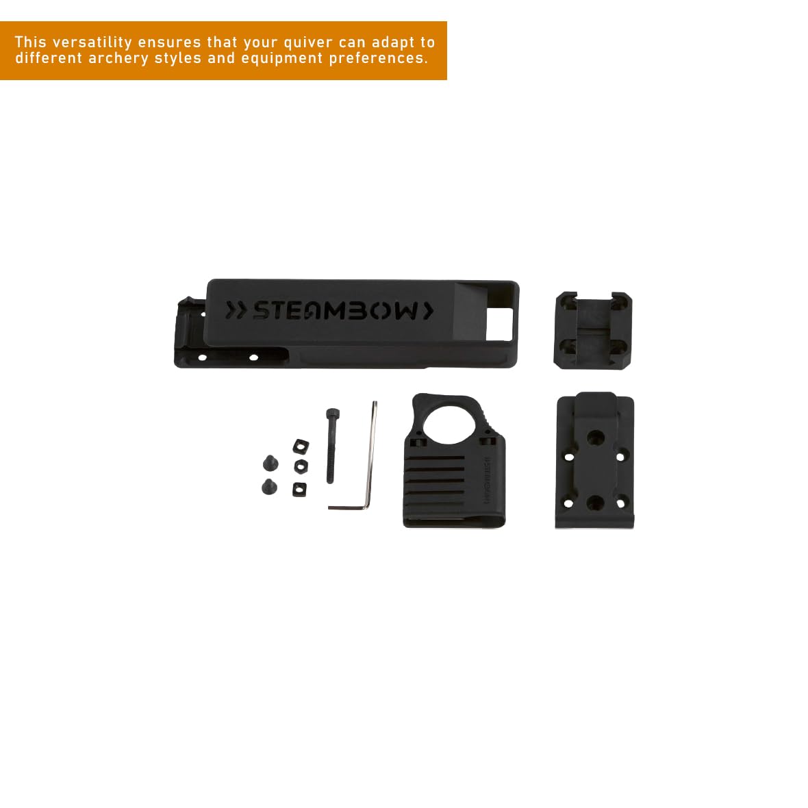 AR-Series Tactical Quiver for Compound & Recurve Bows - Lightweight Arrow Holder for Hunting, Target Practice & Outdoor Adventures