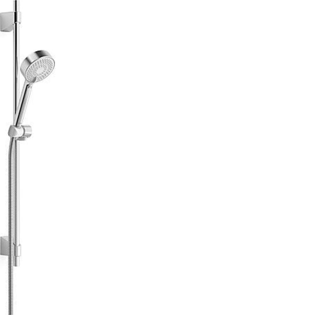 Premium Wall Mount Shower Bar Set with 3-Jet Hand Shower, 95mm Rain Shower Head & 1750mm Hose - Adjustable 720mm Sliding Rod for Bathroom & Spa Relaxation