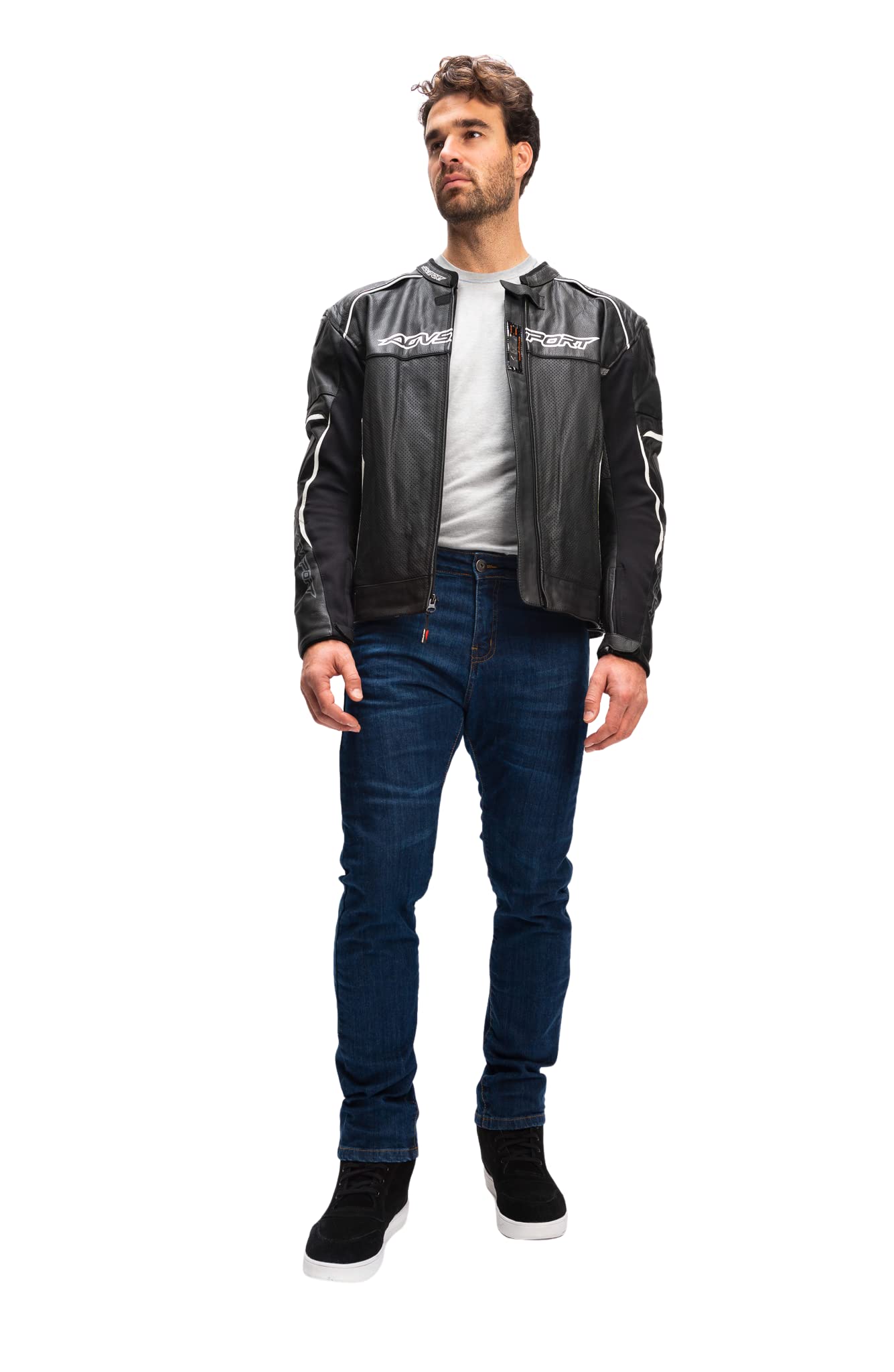 Metro Jean Men's Slim-Fit Stretch Pants with 40% Dupont Kevlar for Anti-Tear Protection - Perfect for Work, Outdoor Activities & Everyday Wear