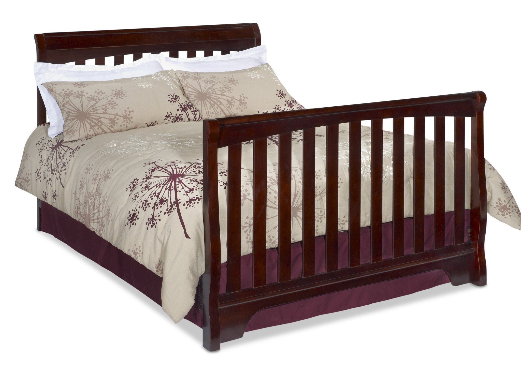 Eclipse 4-in-1 Convertible Baby Crib with Toddler Bed, Daybed & Full-Size Frame - Safe Nursery Furniture for Newborns to Teens | Perfect for Small Spaces & Growing Families