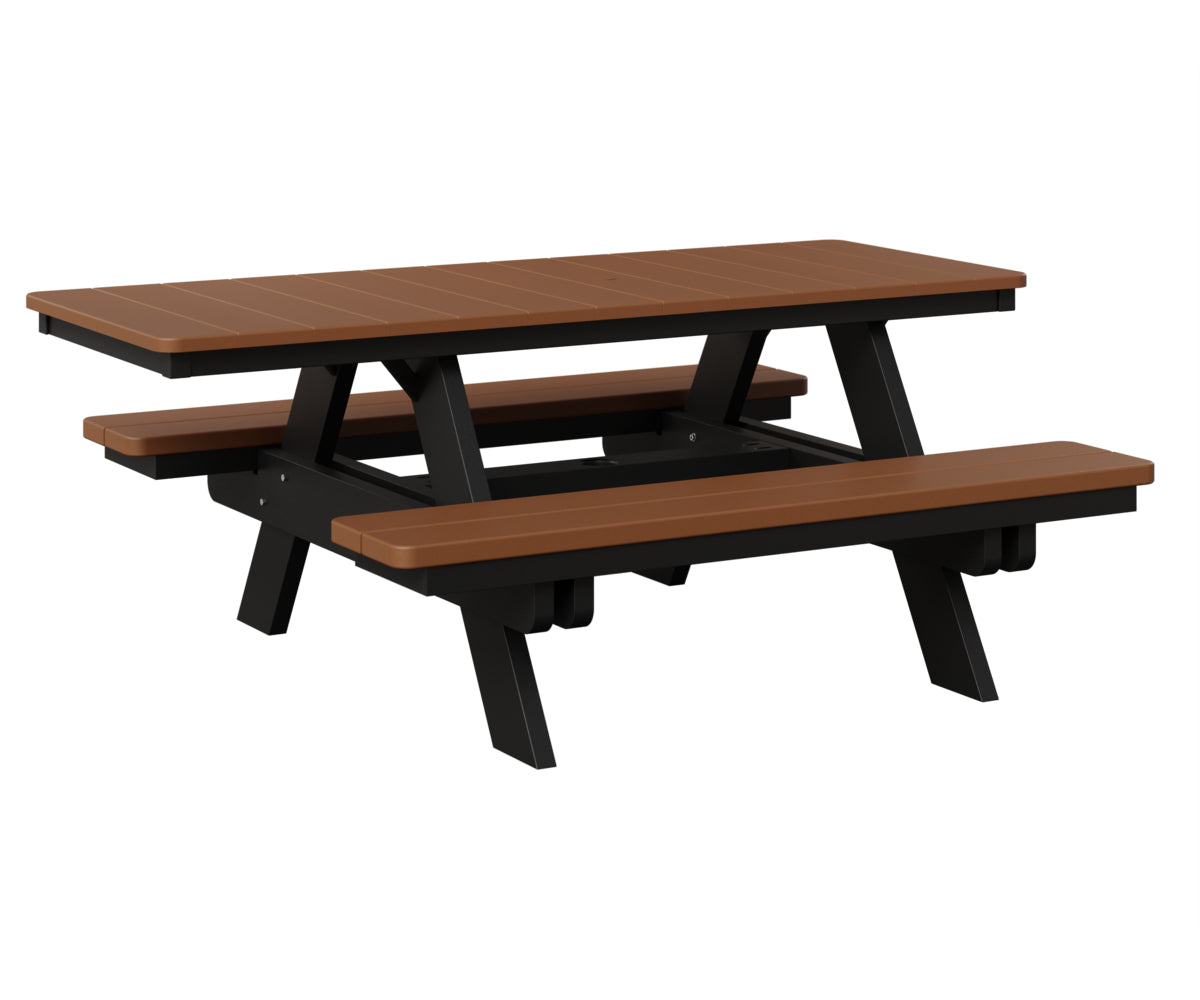 Berlin Gardens ADA Compliant Rectangular Picnic Table - Outdoor Dining for Parks, Schools & Backyards