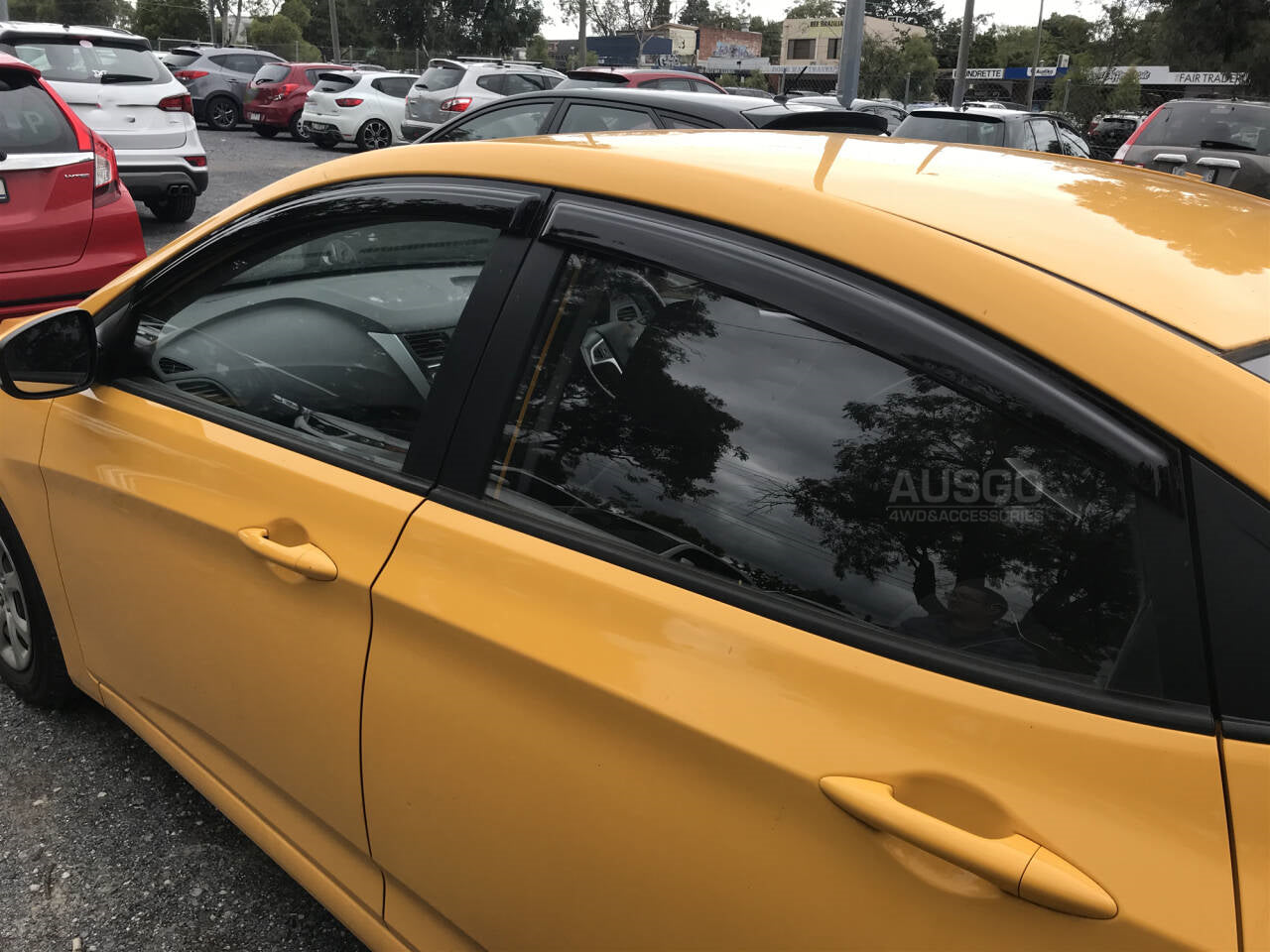 Premium Car Windshield Sun Shade for Hyundai Accent RB (2011-2019) - UV Protection & Heat Reduction - Perfect for Parking, Road Trips & Summer Protection