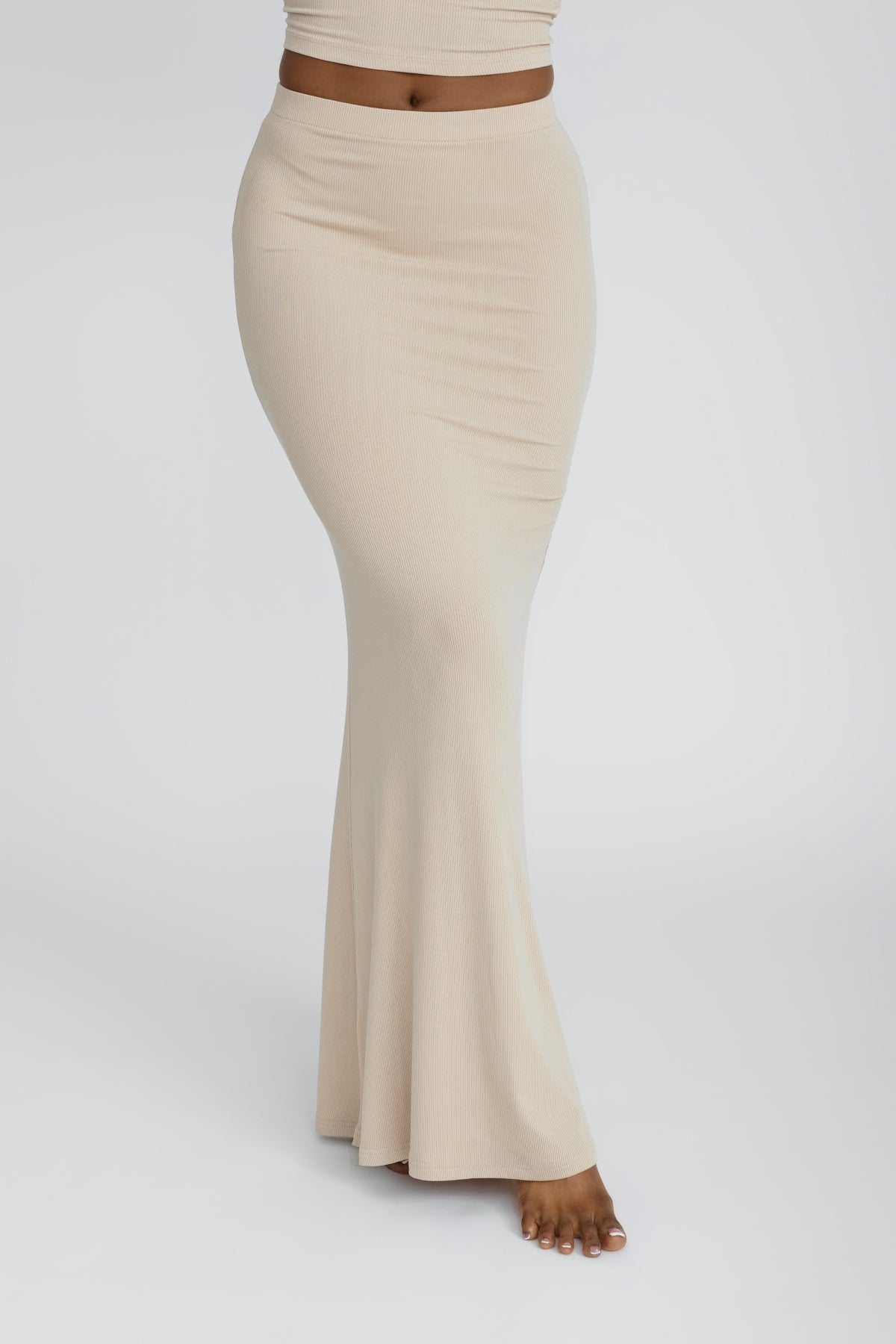 Dom Maxi Skirt - Flowy Coconut Color Bohemian Long Skirt for Women | Perfect for Beach Vacations, Summer Outfits & Boho Fashion
