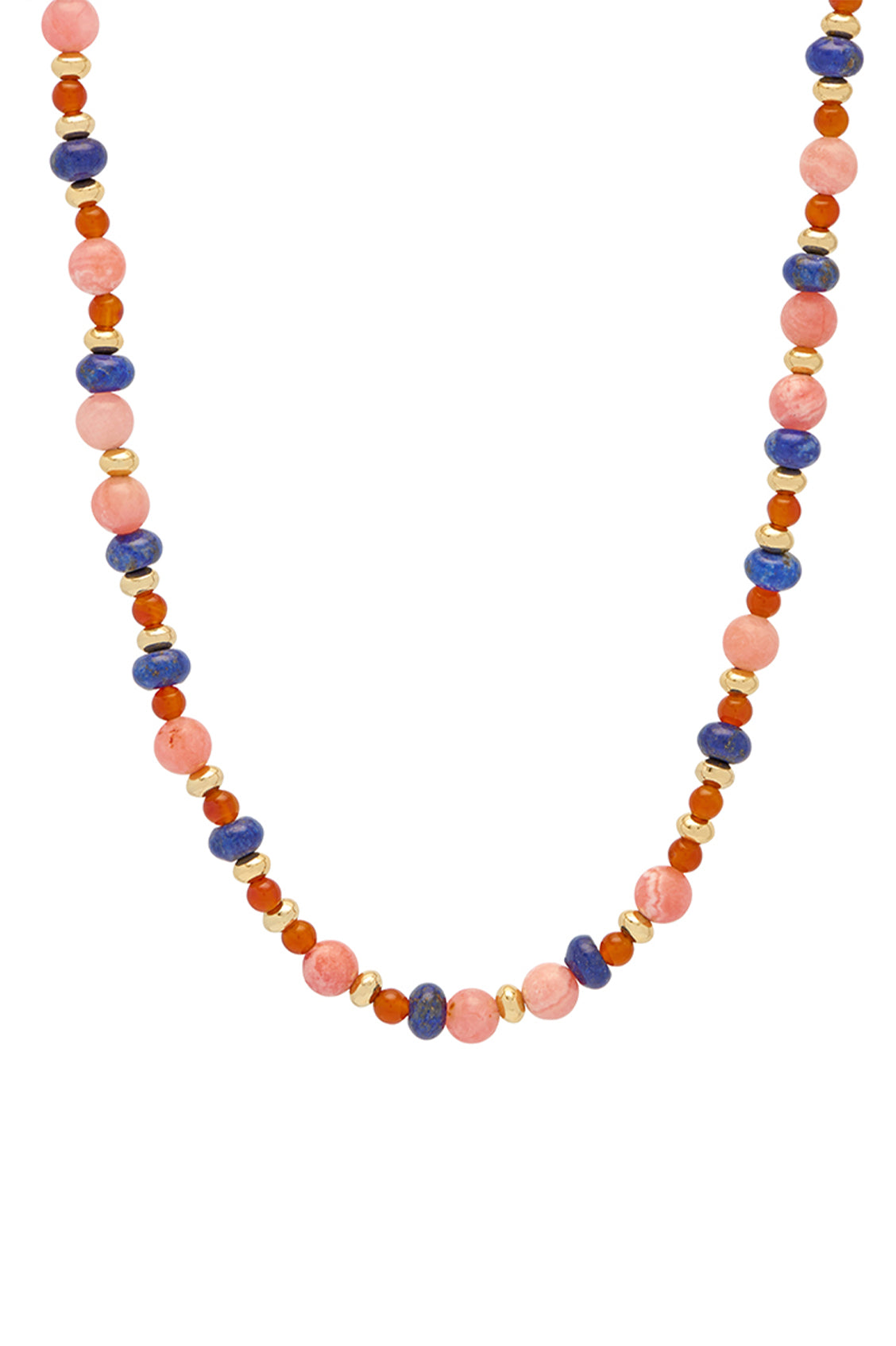 Mixed Gemstone T Bar Necklace - Elegant Handmade Jewelry for Women | Perfect for Casual Wear, Date Night & Gift Giving