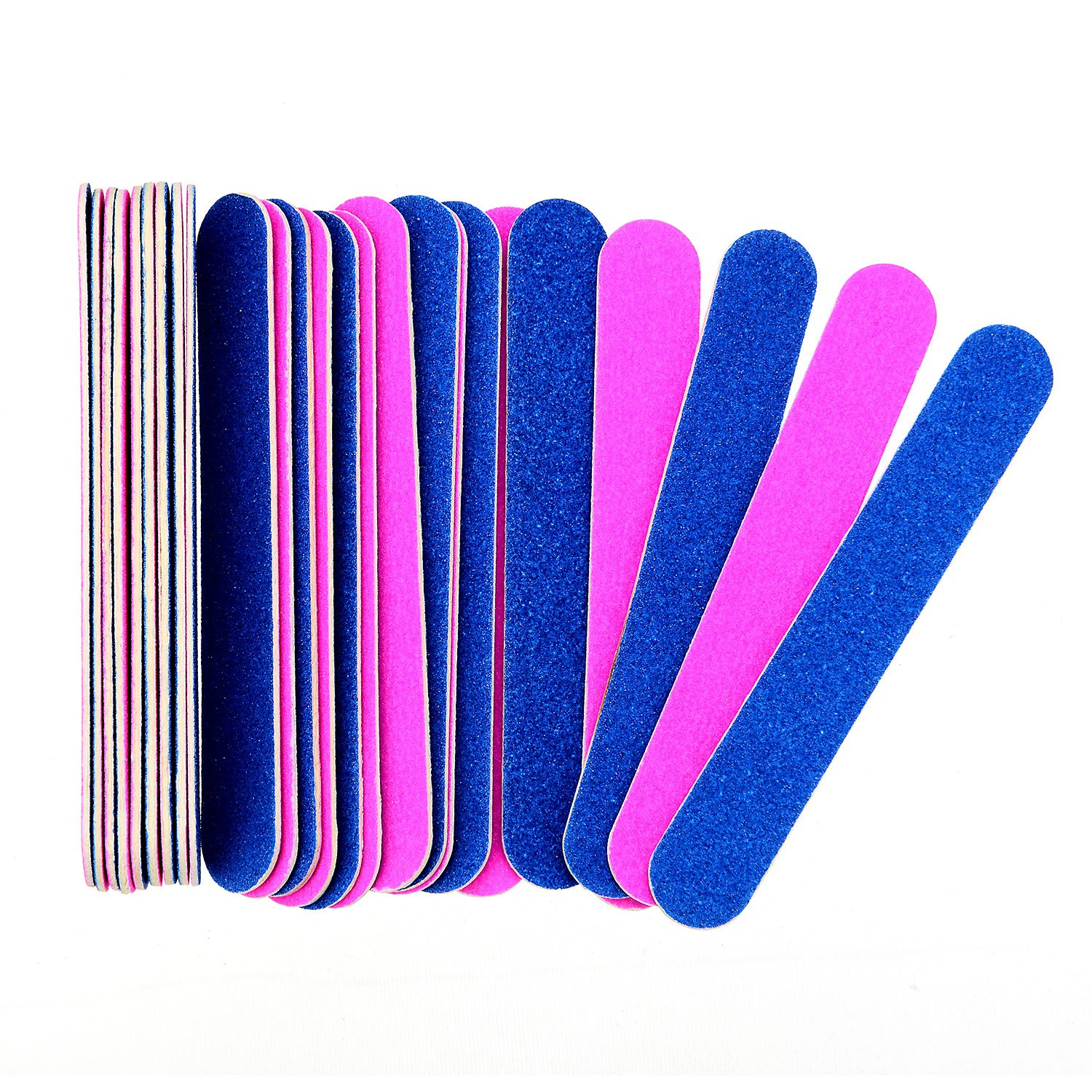 100 Pieces Disposable Emery Boards for Nails - Double Sided Nail Files Manicure Tools (3 Inch) - Perfect for Home, Salon & Travel Nail Care