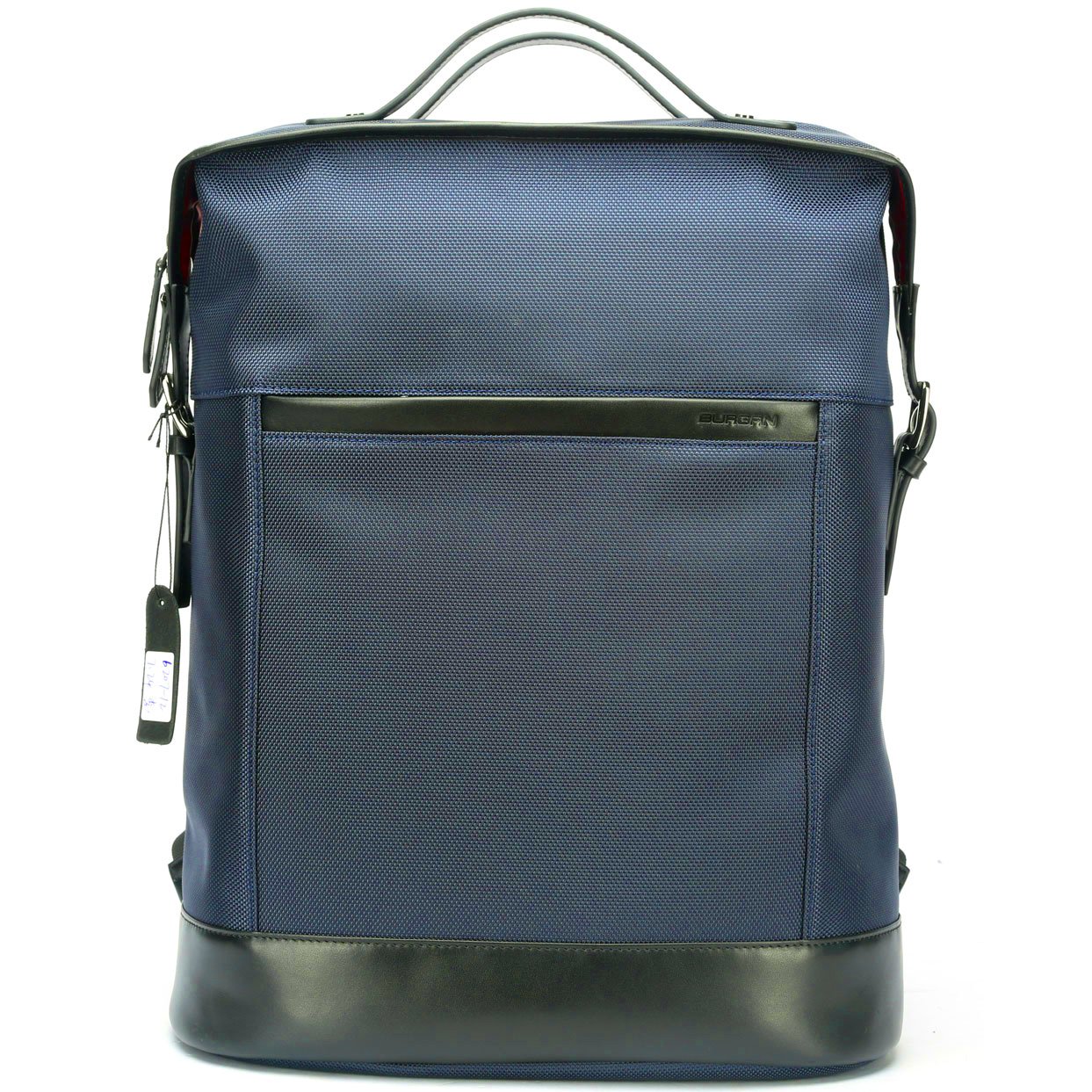 BURGAN The Upright Unisex Slim 15 Inch Business Backpack - Water-Resistant Ballistic Nylon Laptop & Tablet Bag for Work, Travel & Daily Commute