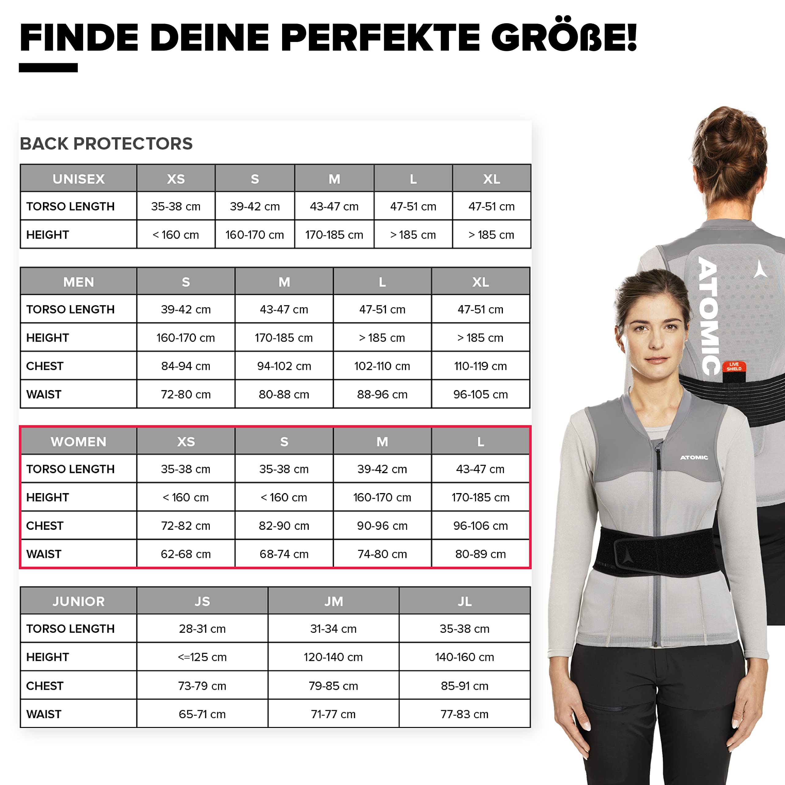 Salomon Atomic Women's Body Protection Vest - Lightweight & Breathable Safety Gear for Outdoor Sports (Grey, XS) - Perfect for Skiing, Snowboarding & Mountain Climbing