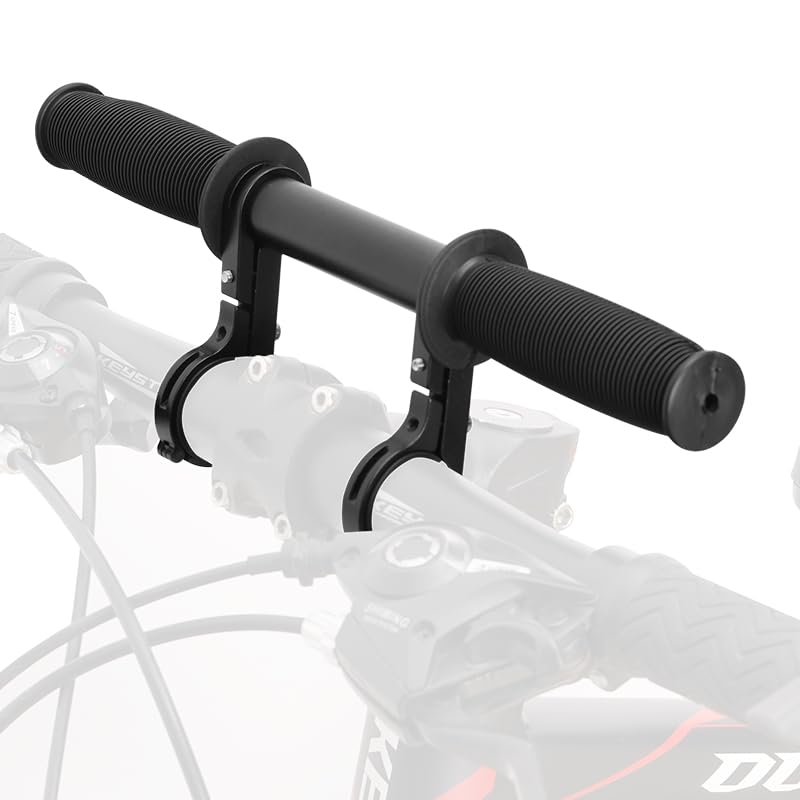 Himiway Front Mount Kids Bike Seat - Detachable Handlebar & Foot Pedals for Children 2-5 Years | Toddler Bicycle Seat Attachment for Adult & Mountain Bikes | Perfect for Family Rides & Commuting