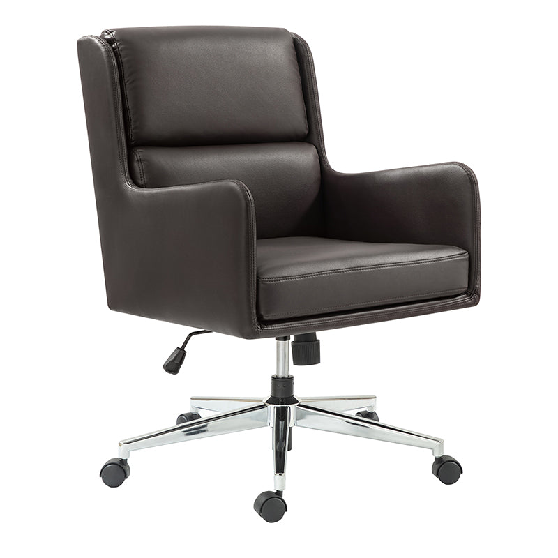 Eamonn Ergonomic Adjustable Swivel Office Chair with Metal Base - Perfect for Home Office, Gaming & Workspace Comfort
