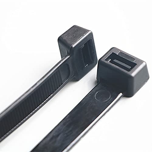 14 Inch Heavy Duty Cable Zip Ties - 100 Pack Black | 75 lbs Tensile Strength, UV Resistant & Weatherproof | Ideal for Home Organization, DIY Projects & Outdoor Use