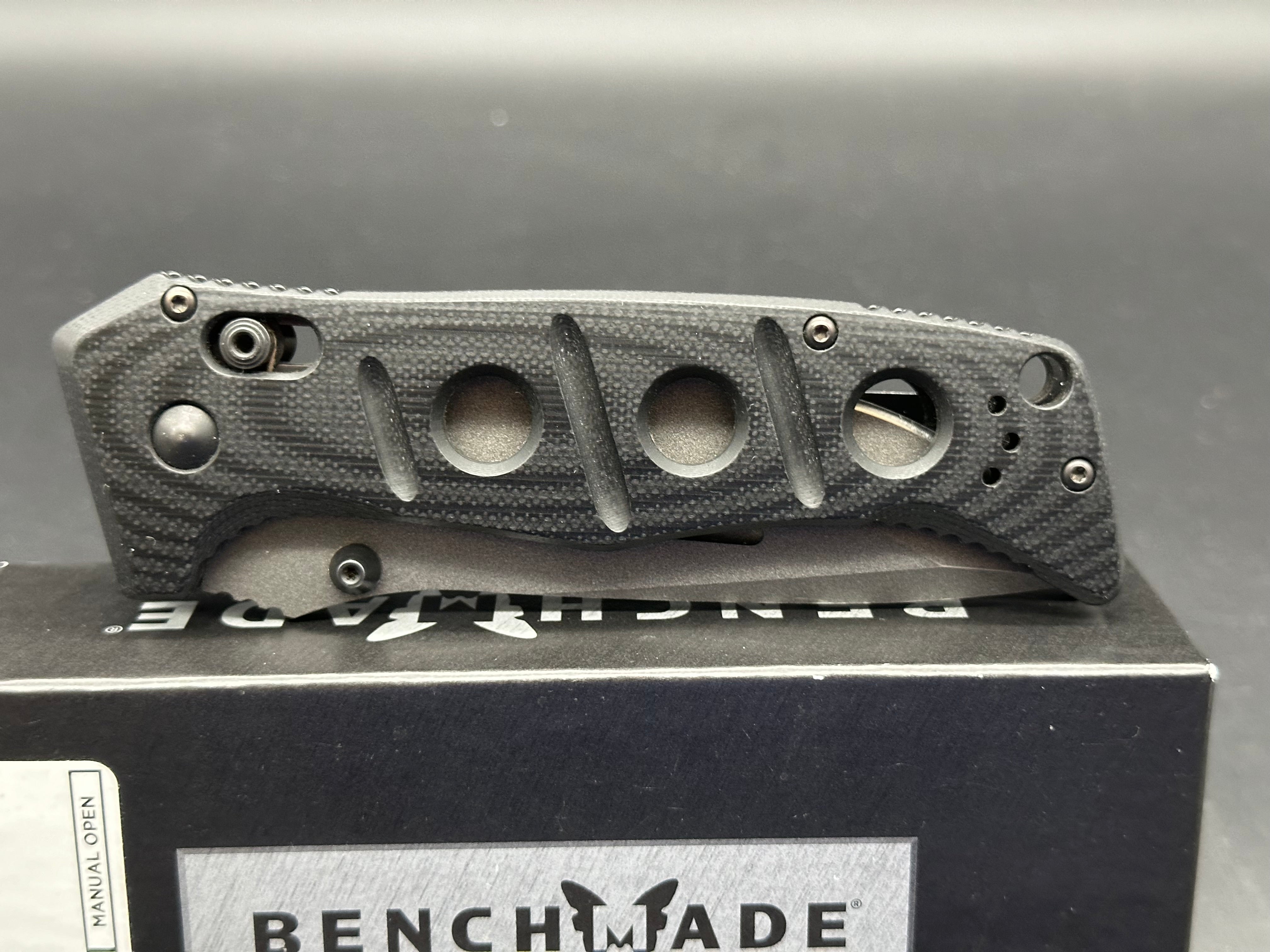 Benchmade Adamas 275SGY-1 Folding Knife - CPM Cruwear Steel Blade, Manual Open, Durable EDC Pocket Knife for Outdoor, Camping, Hiking & Survival Gear