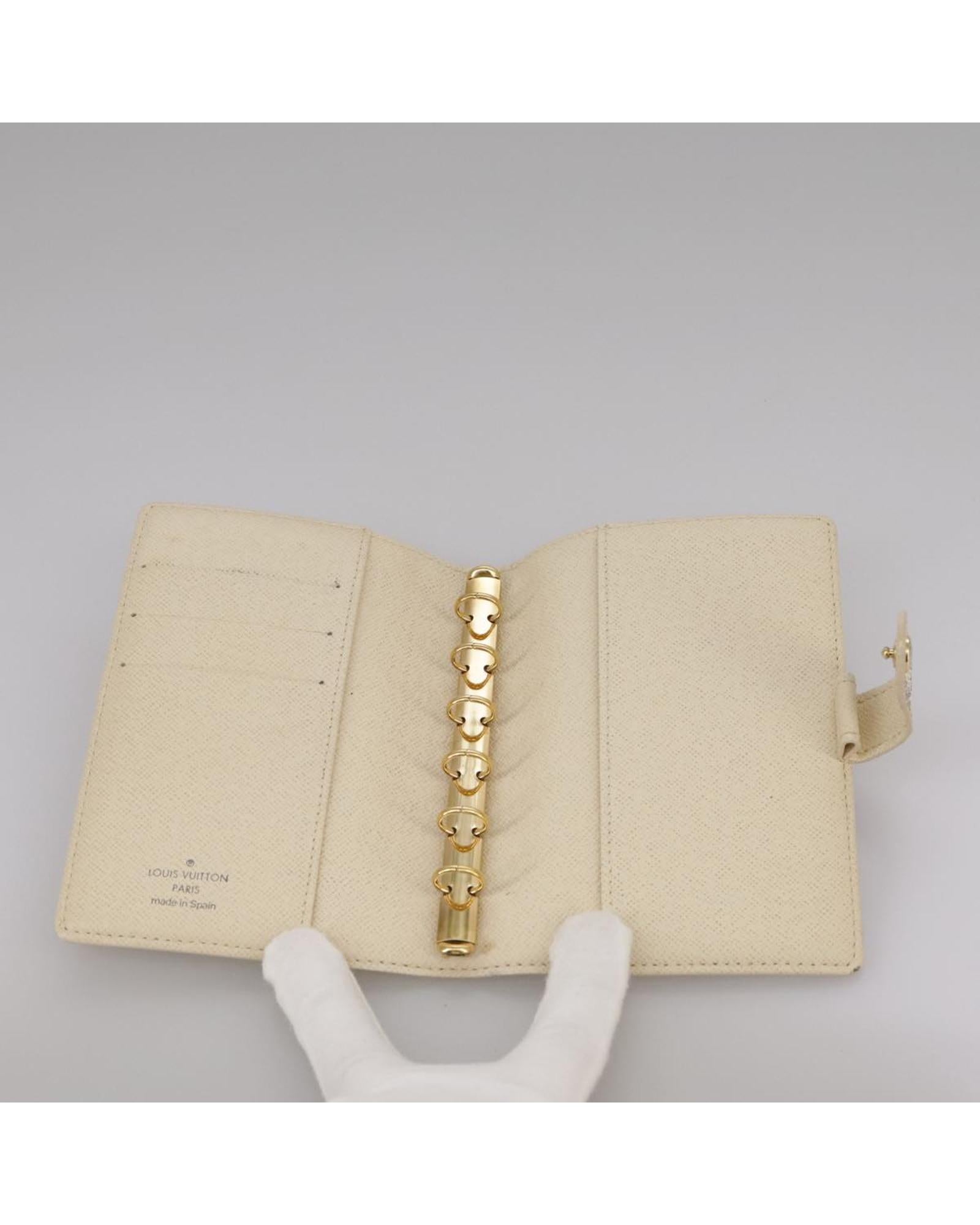 Louis Vuitton Agenda PM Damier Azur Leather Planner - Luxury Organizer for Business & Personal Use - Perfect for Meetings, Travel & Daily Scheduling