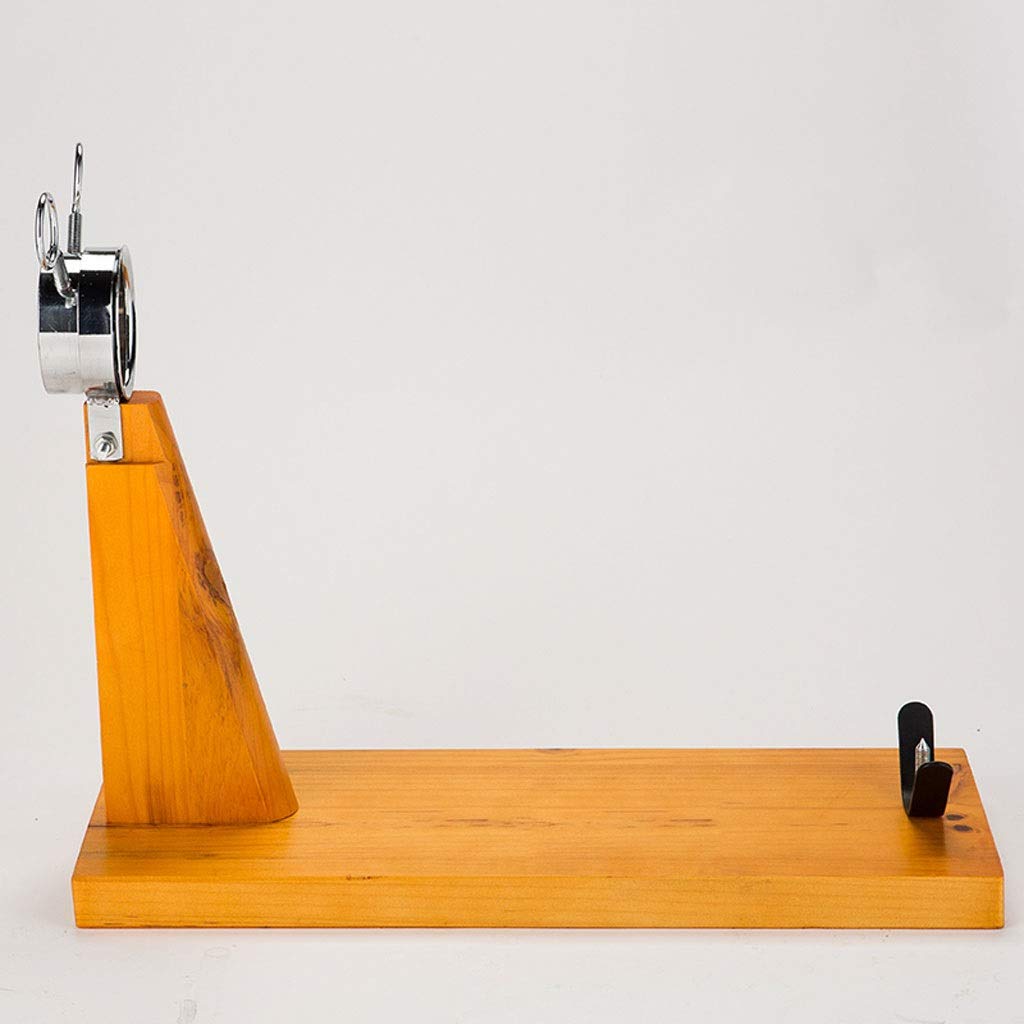 Spanish Wooden Ham Stand with Double Rivets - Sturdy Ham Rack for Slicing & Serving - Perfect for Kitchens, Delis & Charcuterie Boards