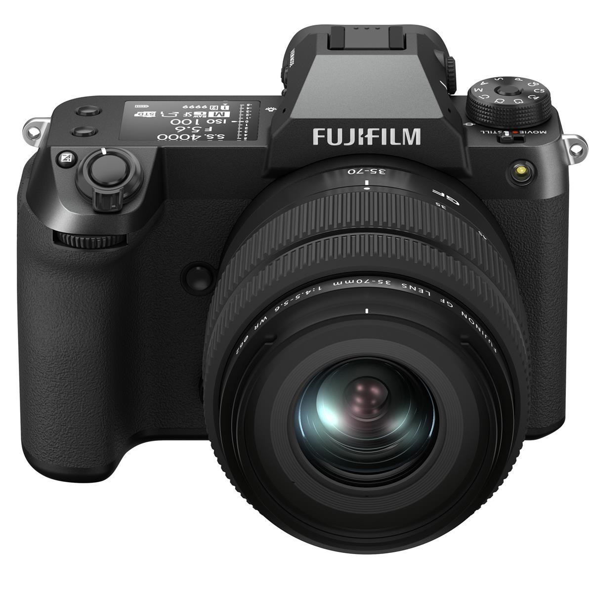 Fujifilm GFX50S II Medium Format Mirrorless Camera Body with GF 35-70mm F4.5-5.6 WR Lens Kit - Professional Photography, Landscape & Portrait Shooting, Travel & Studio Use
