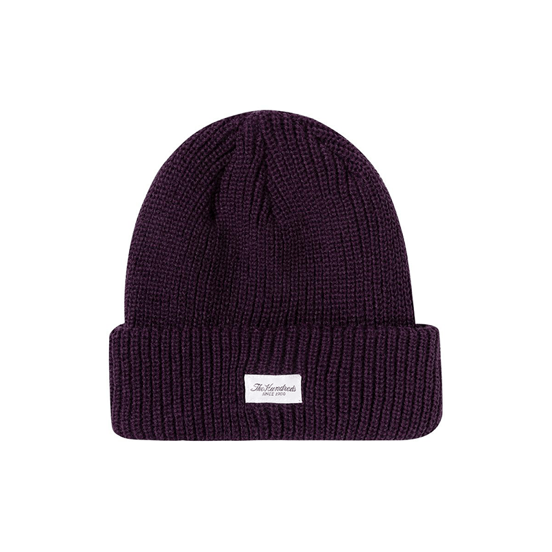 T21F106029DPUR Crisp Beanie Deep Purple - Warm Winter Hat for Men & Women - Perfect for Outdoor Activities, Skiing, and Cold Weather Fashion
