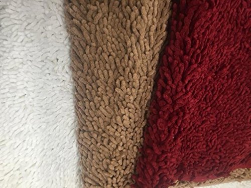Luxury Chenille Bathroom Rug - Super Soft High Pile Absorbent Shaggy Bath Mat 31