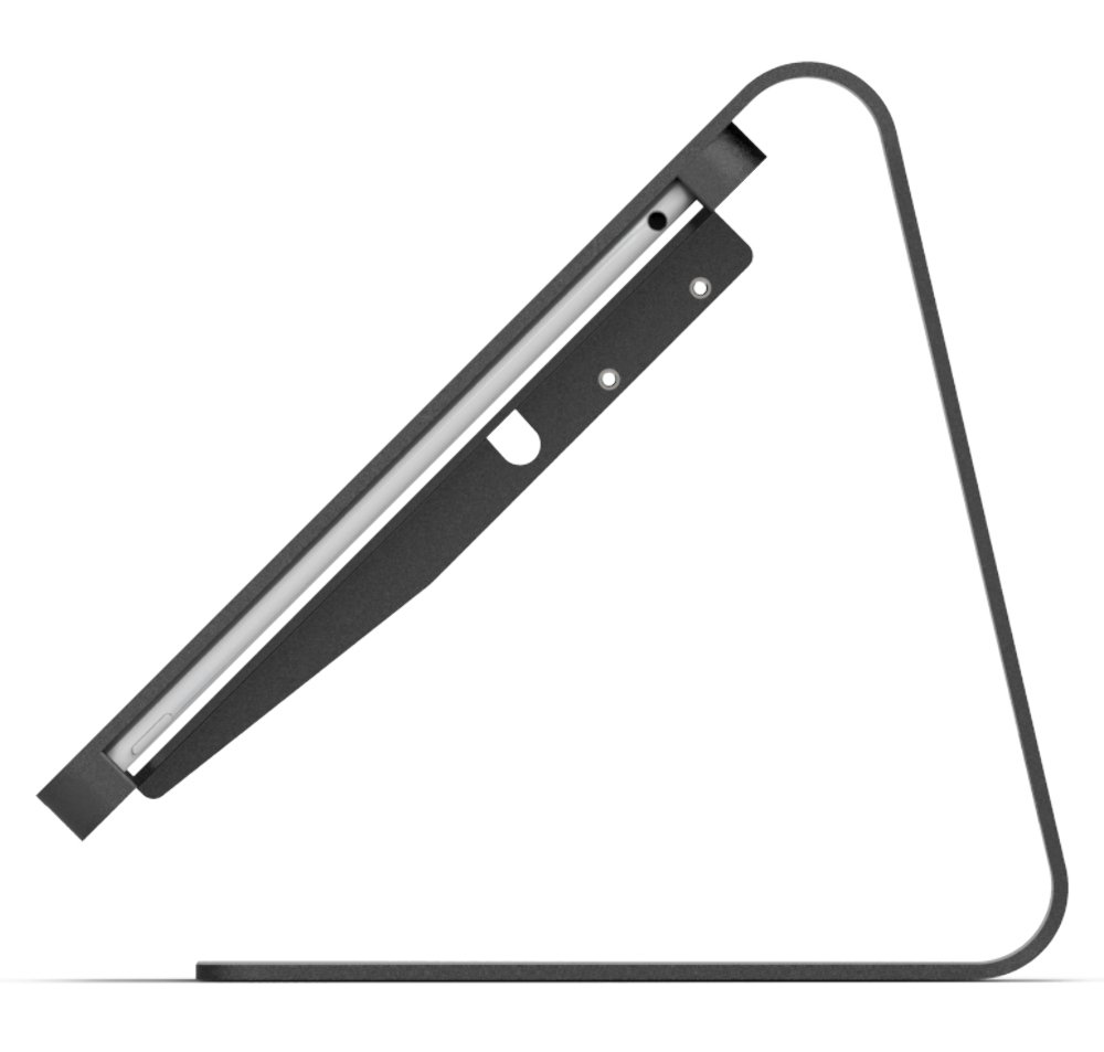 Compulocks 250MNPOSW Nollie POS Stand for iPad Mini - Secure White Retail Kiosk | Perfect for Stores, Restaurants & Checkout Counters