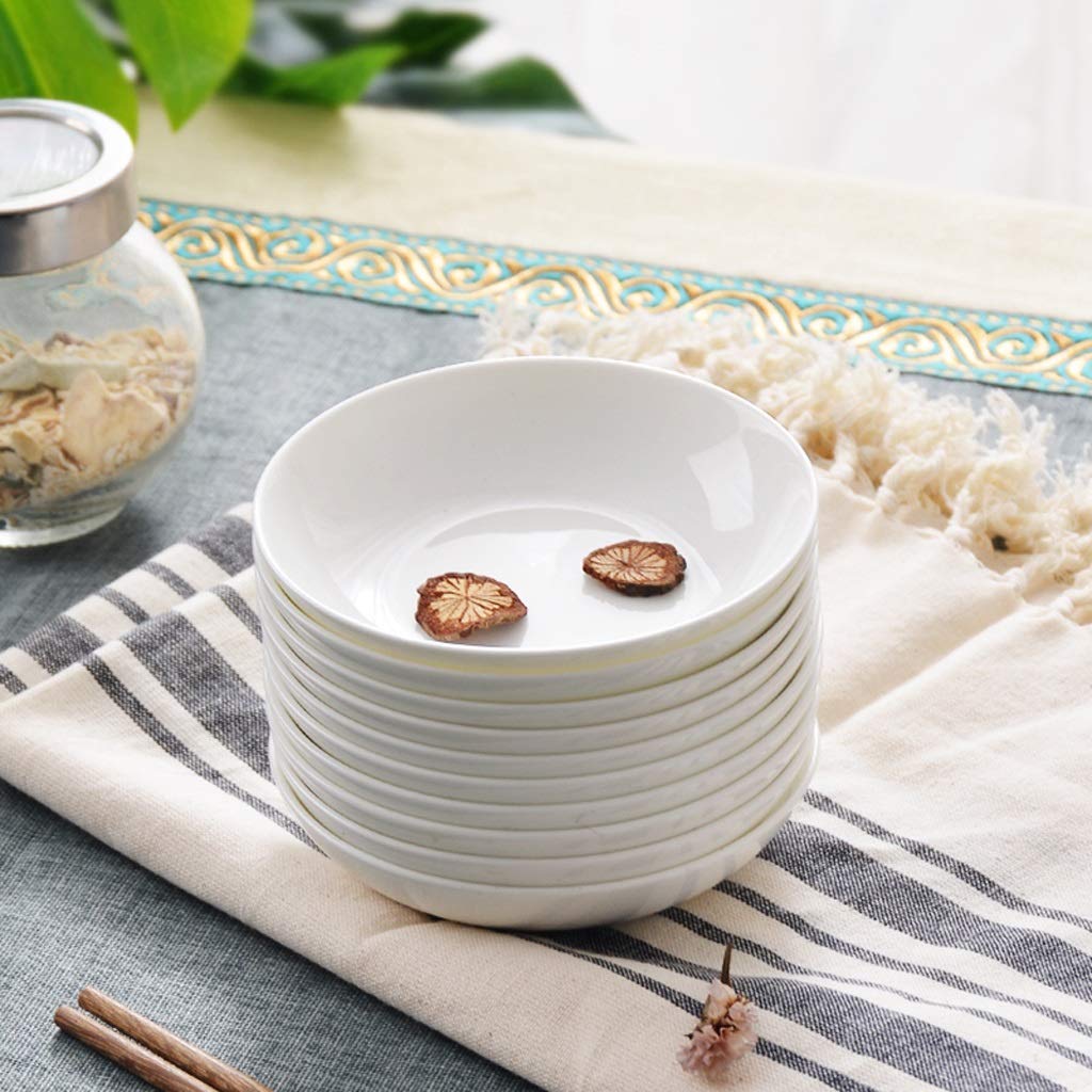 10-Piece Ceramic Appetizer Plates Set - 3-Inch & 4-Inch Ramekins for Dips, Sauces, Spices | Perfect for Party Serving, Tomato Sauce, Vinegar, Sugar & Salt | Ideal for Dinner Parties, Appetizers & Home Entertaining