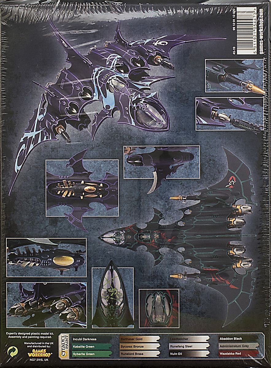 Games Workshop Warhammer 40,000: Dark Eldar Voidraven Bomber - Miniature Wargaming Model for Tabletop Battles & Collectors