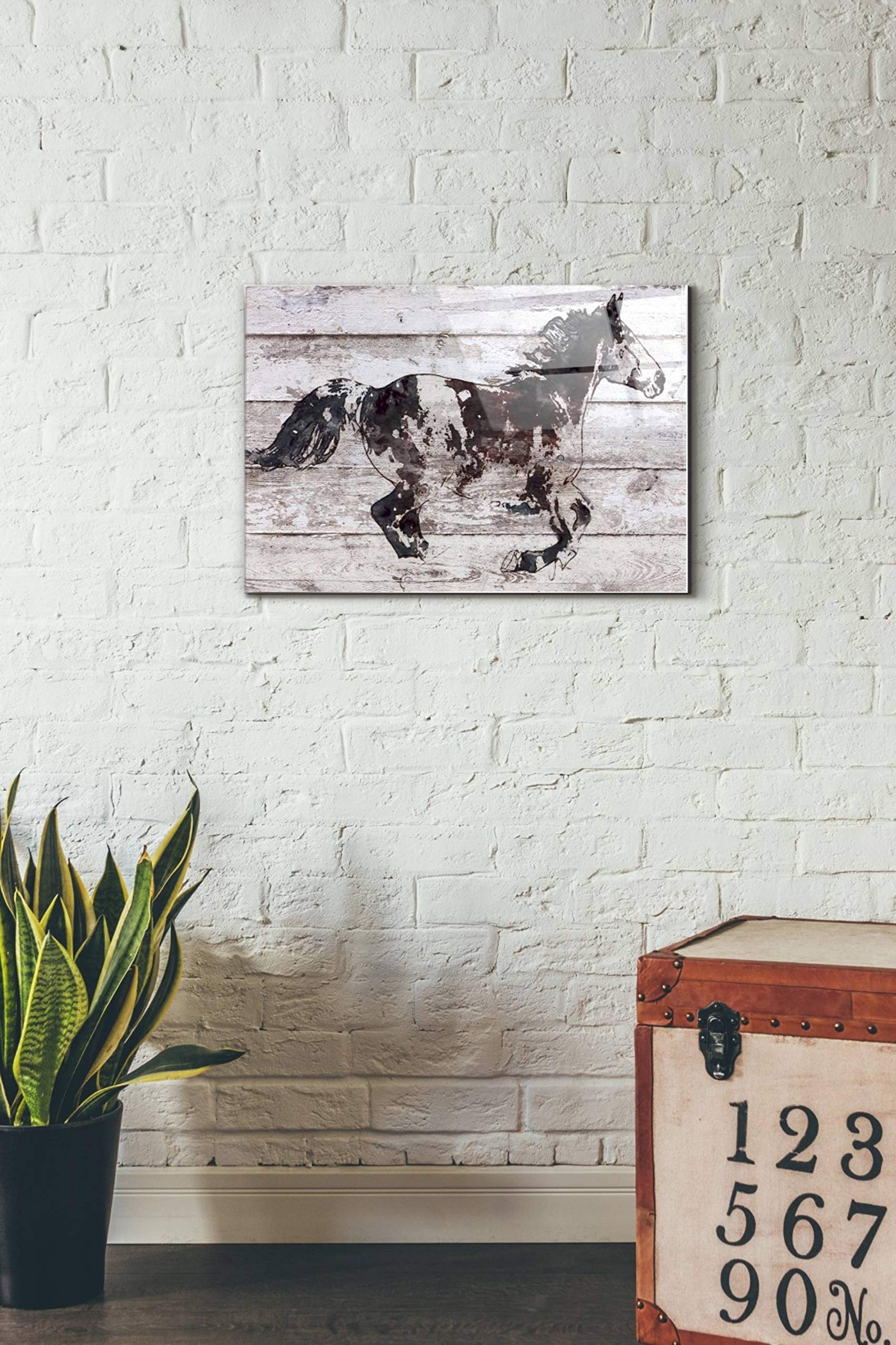 Epic Art 'Between The Teardrops' by Cameron Gray - 16x24 Inch Acrylic Glass Wall Art Painting - Modern Home Decor for Living Room, Bedroom & Office