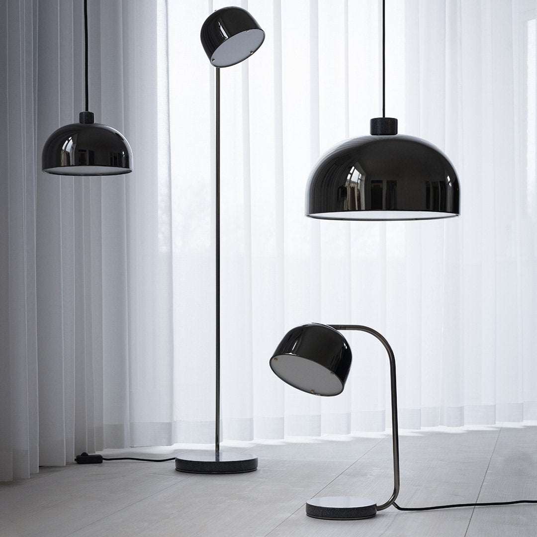 Modern Grant Floor Lamp - Adjustable Height LED Standing Light for Living Room, Bedroom & Office - Warm White & Cool White Light Options - Perfect for Reading, Working & Relaxing