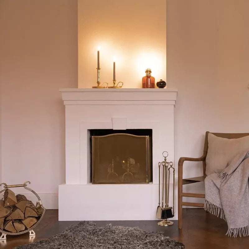 Eldgaffelset Brass Ring - Elegant Fireplace Poker Set with Decorative Brass Ring for Fireplace Accessories | Perfect for Fireplace Maintenance and Home Decor