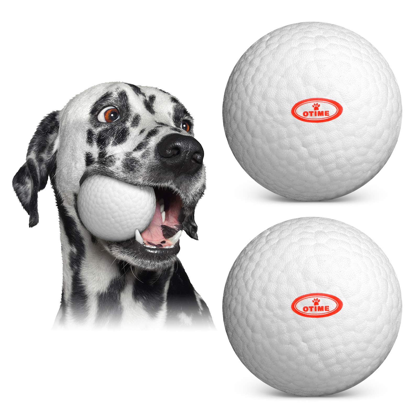 **OTIME Durable Dog Chew Toy - Interactive Chew Ball for Aggressive Chewers - Training & Exercise Toy for Small, Medium & Large Dogs - Perfect Gift for Pet Lovers - Great for Fetch, Training & Playtime**
