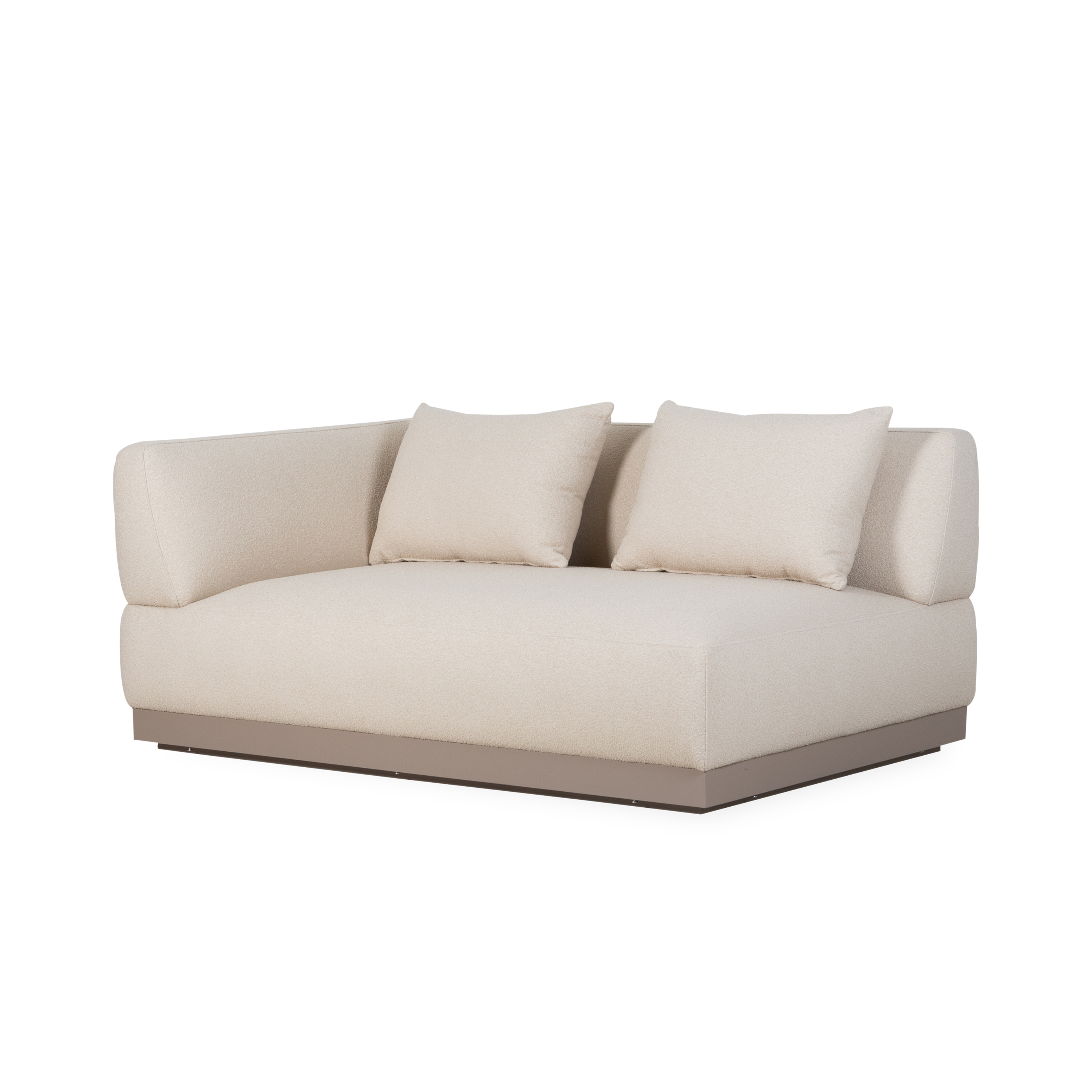 Luxury Amalfi Sectional Sofa - Modern Upholstered Fabric Couch with Reversible Chaise for Living Room, Family Room & Lounge Areas