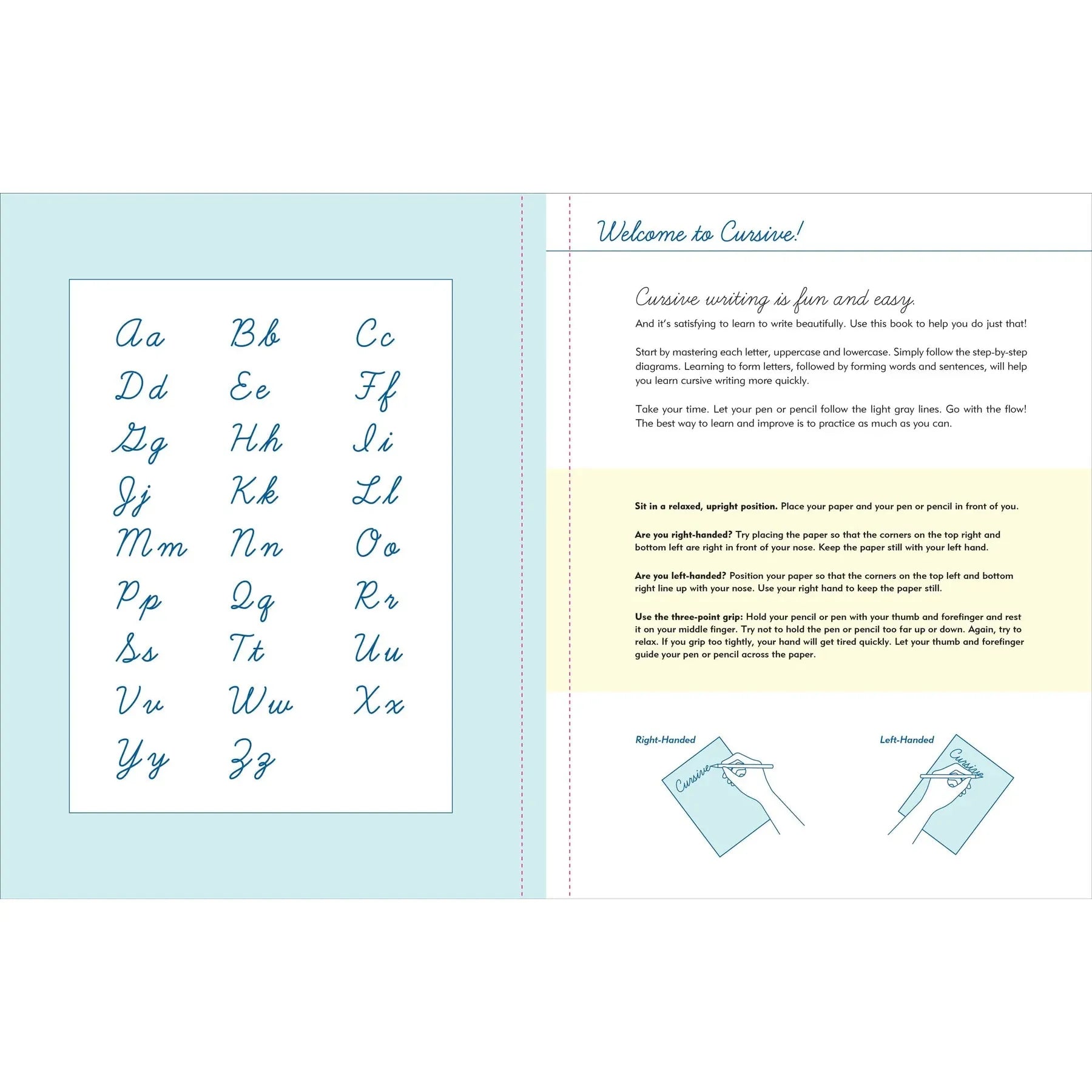 Cursive Writing Handbook for Teens - Learn Beautiful Handwriting | Perfect for School, Notes & Creative Journaling