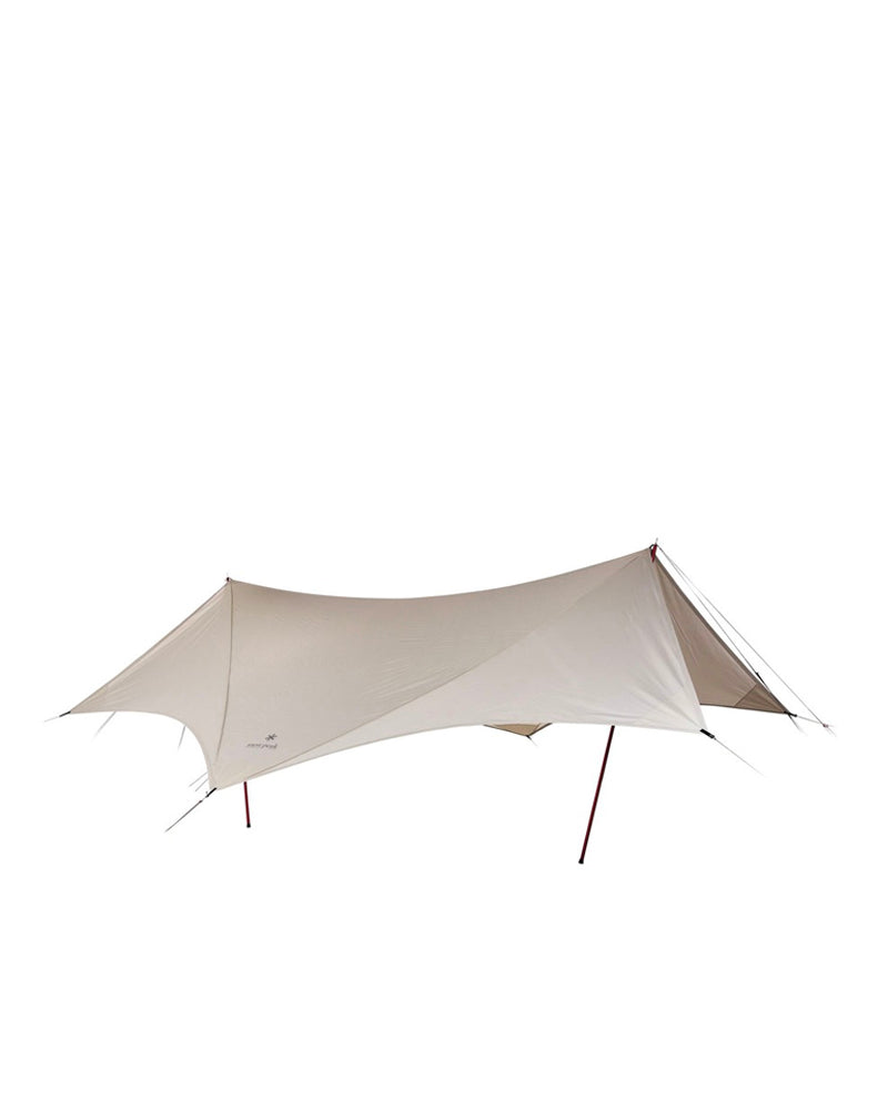 HD Tarp Hexa Evo Pro Waterproof Camping Tarp - Lightweight & Durable Outdoor Shelter for Backpacking, Hiking, Beach - Ivory Color