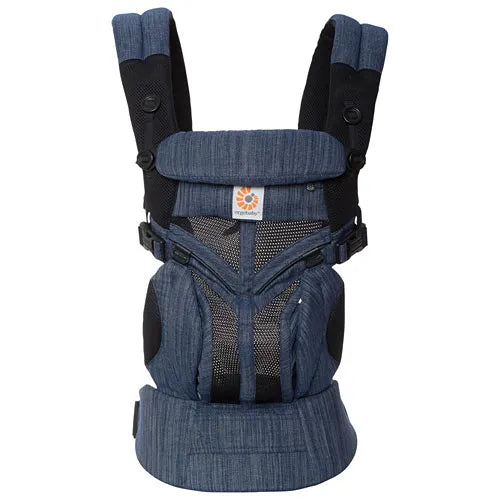 Omni 360 Cool Air Mesh 4-Position Baby Carrier - Lightweight & Breathable Infant Carrier for Hands-Free Parenting - Perfect for Hiking, Shopping & Travel (Indigo)
