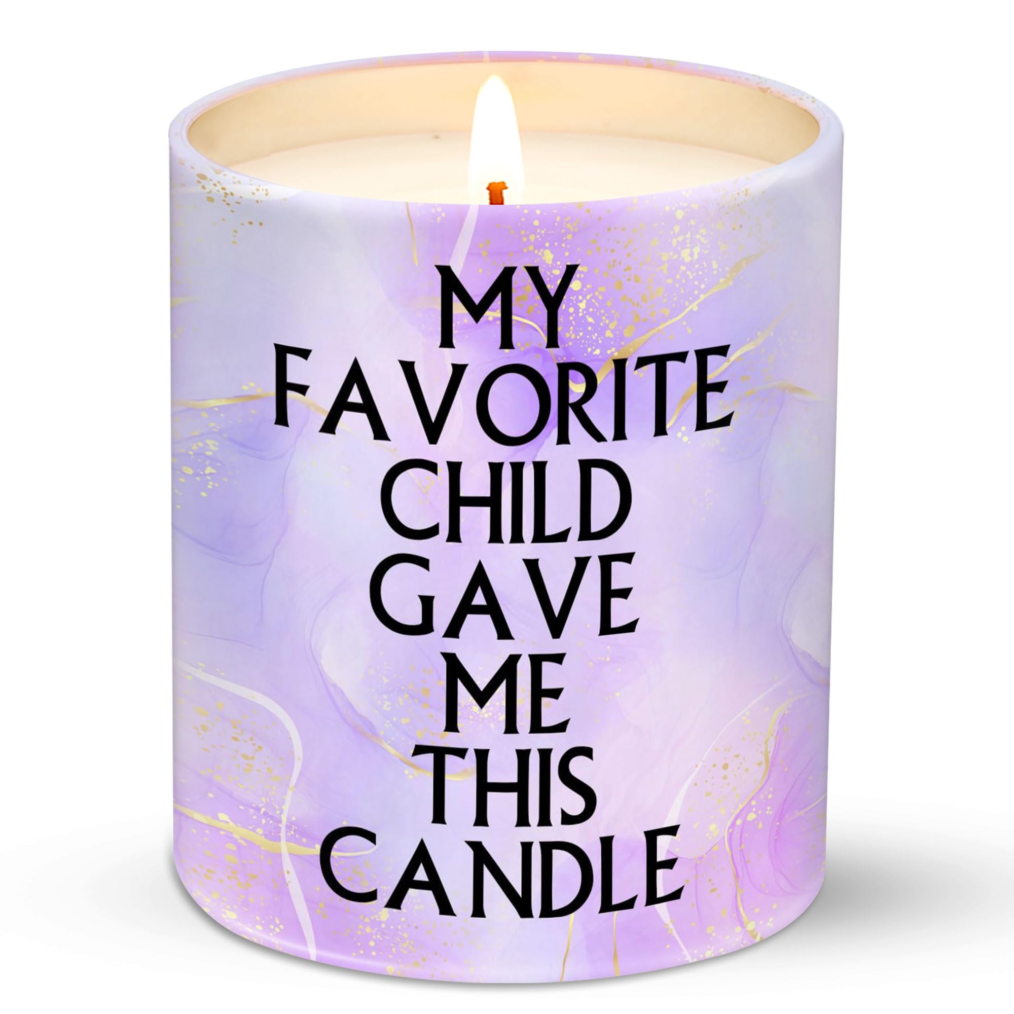 Best Mother's Day Gifts for Mom - Thoughtful Birthday Presents from Daughter & Son - 10oz Scented Candle with Funny & Heartwarming Design - Perfect for Relaxation, Home Decor & Special Occasions