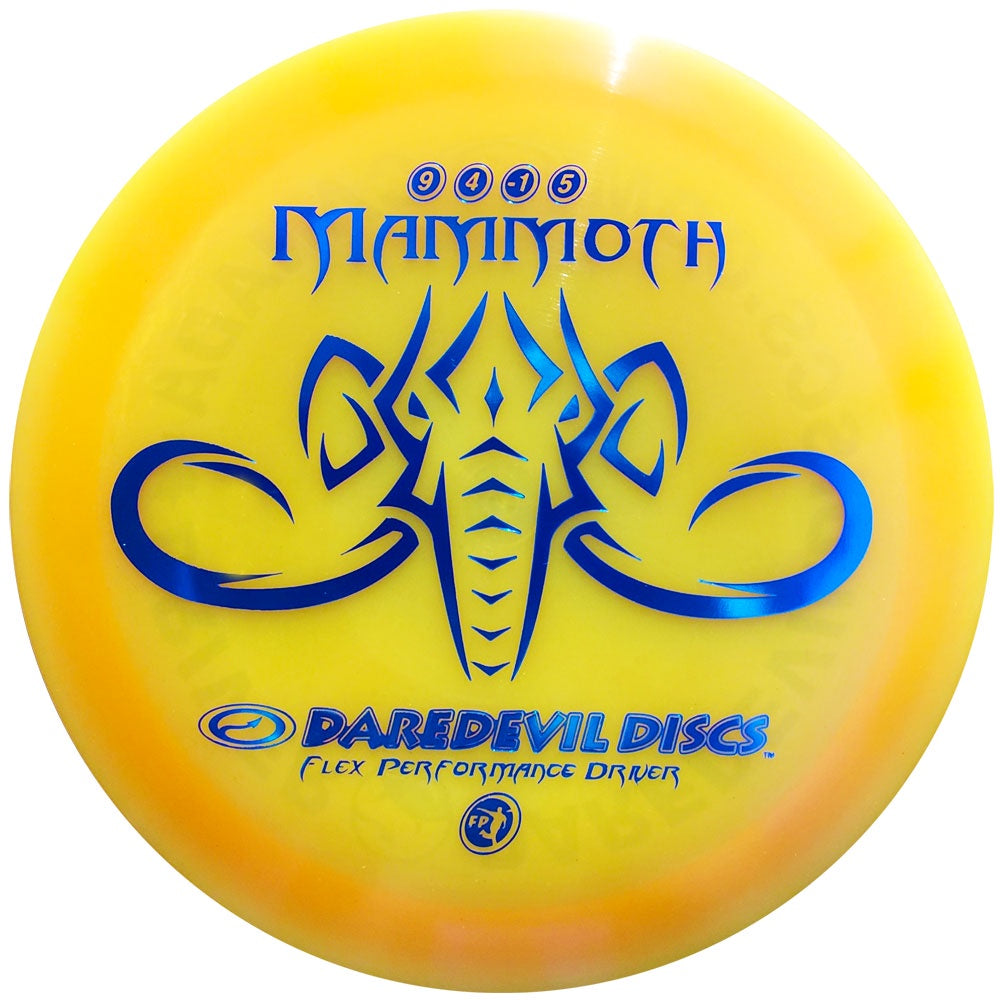 Daredevil Disc Golf Mammoth (FP) Overstable Driver - Premium Golf Disc for Long Distance Throws | Perfect for Competitive Play & Outdoor Sports