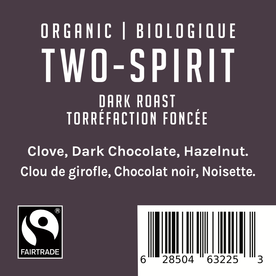 Organic Birch Bark Two Spirit French Roast FTO Whole Bean Coffee - 2 lb Bag | Fair Trade, Dark Roast Coffee Beans for French Press, Drip & Espresso | Perfect for Camping, Gifts & Morning Brew