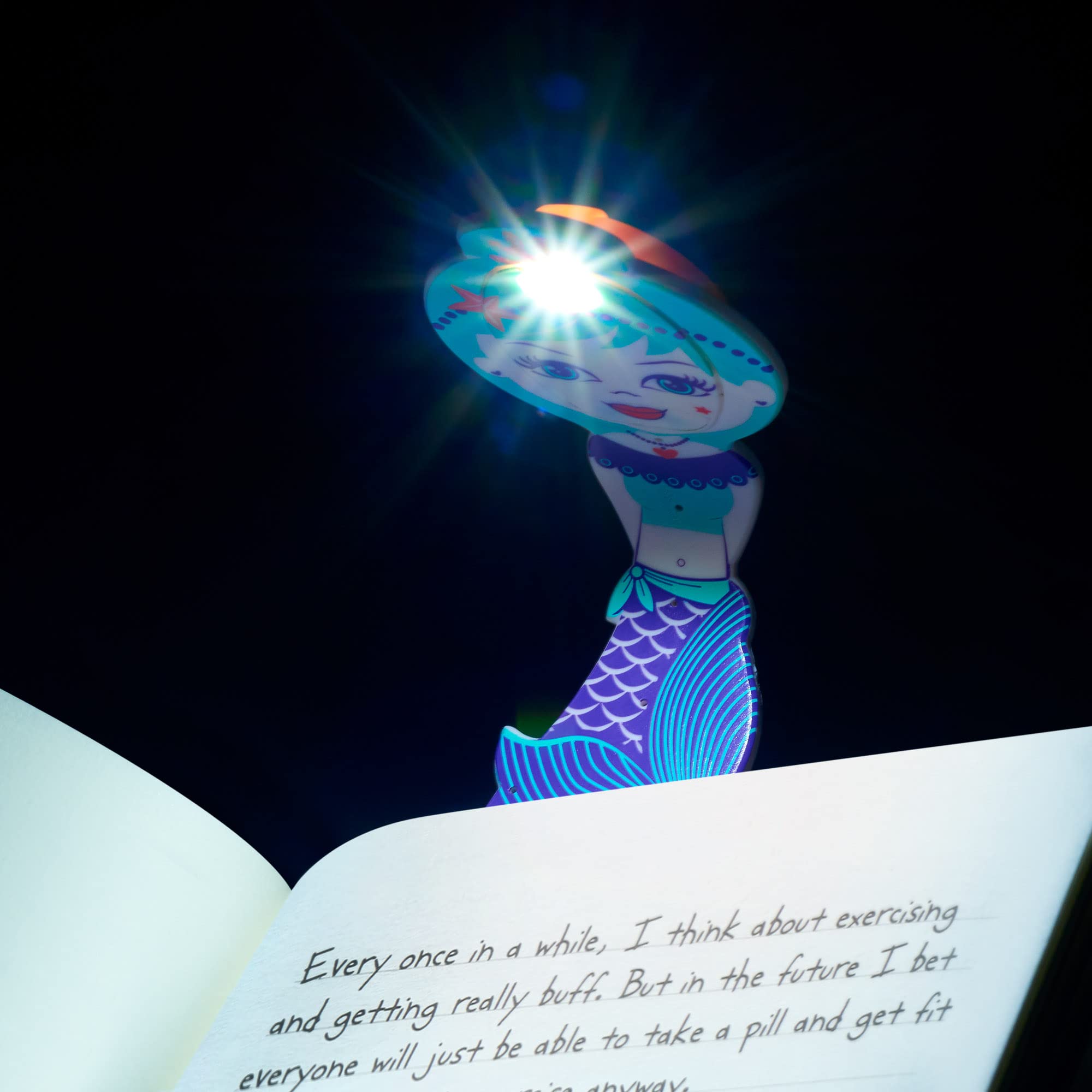Flexilight Pal Rechargeable LED Reading Light - 2-in-1 Bookmark & Clip-On Book Lamp for Kids & Adults - Perfect Night Reading Light, Travel Book Accessory & Gift for Book Lovers - Ideal for Bedtime Reading, Study Sessions & Travel Use