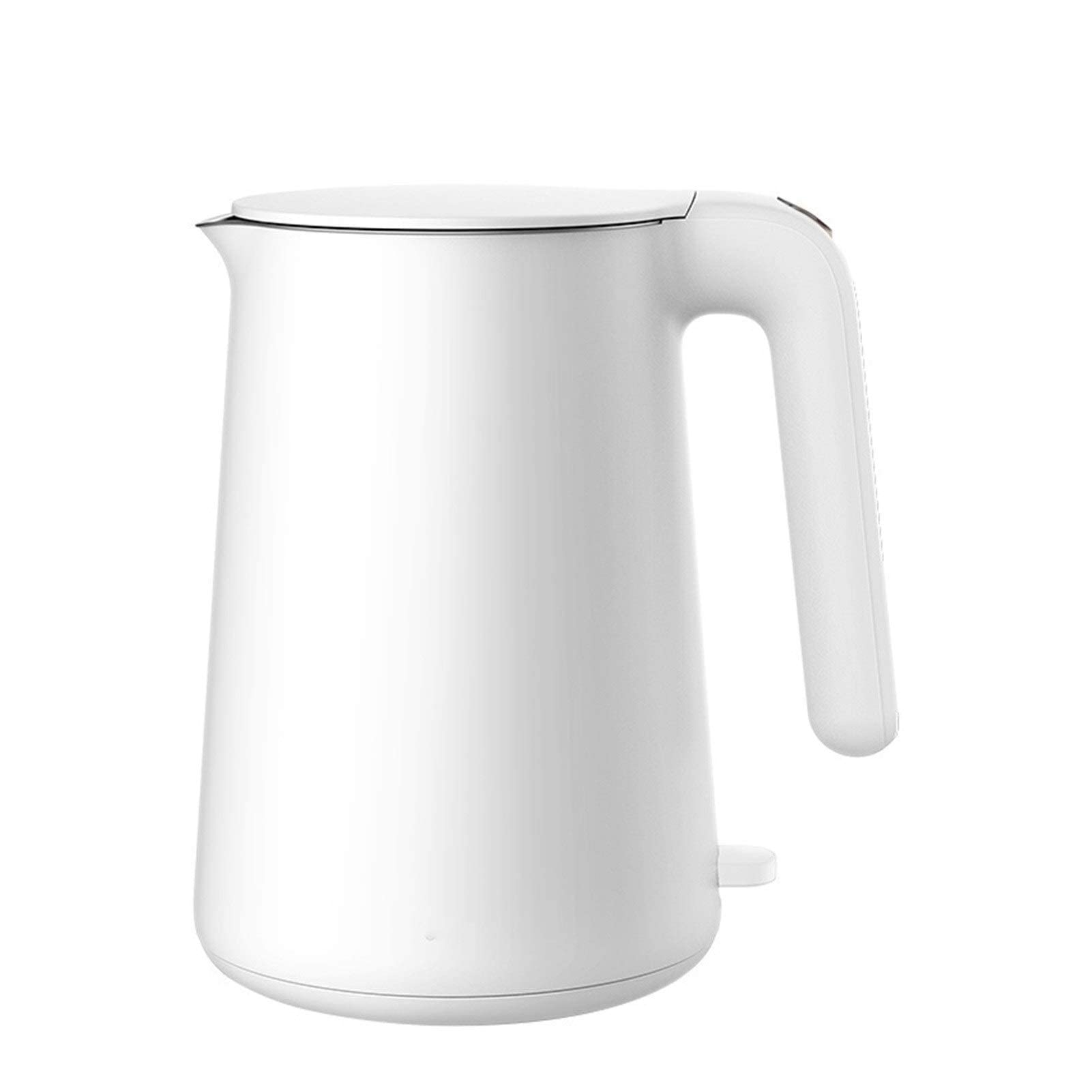 ZYBW 1500ml Electric Kettle with Auto Shut Off - Fast Boiling Stainless Steel Water Kettle for Home, Office & Travel - Safe & Energy Efficient (White) - Perfect for Making Tea, Coffee & Instant Meals