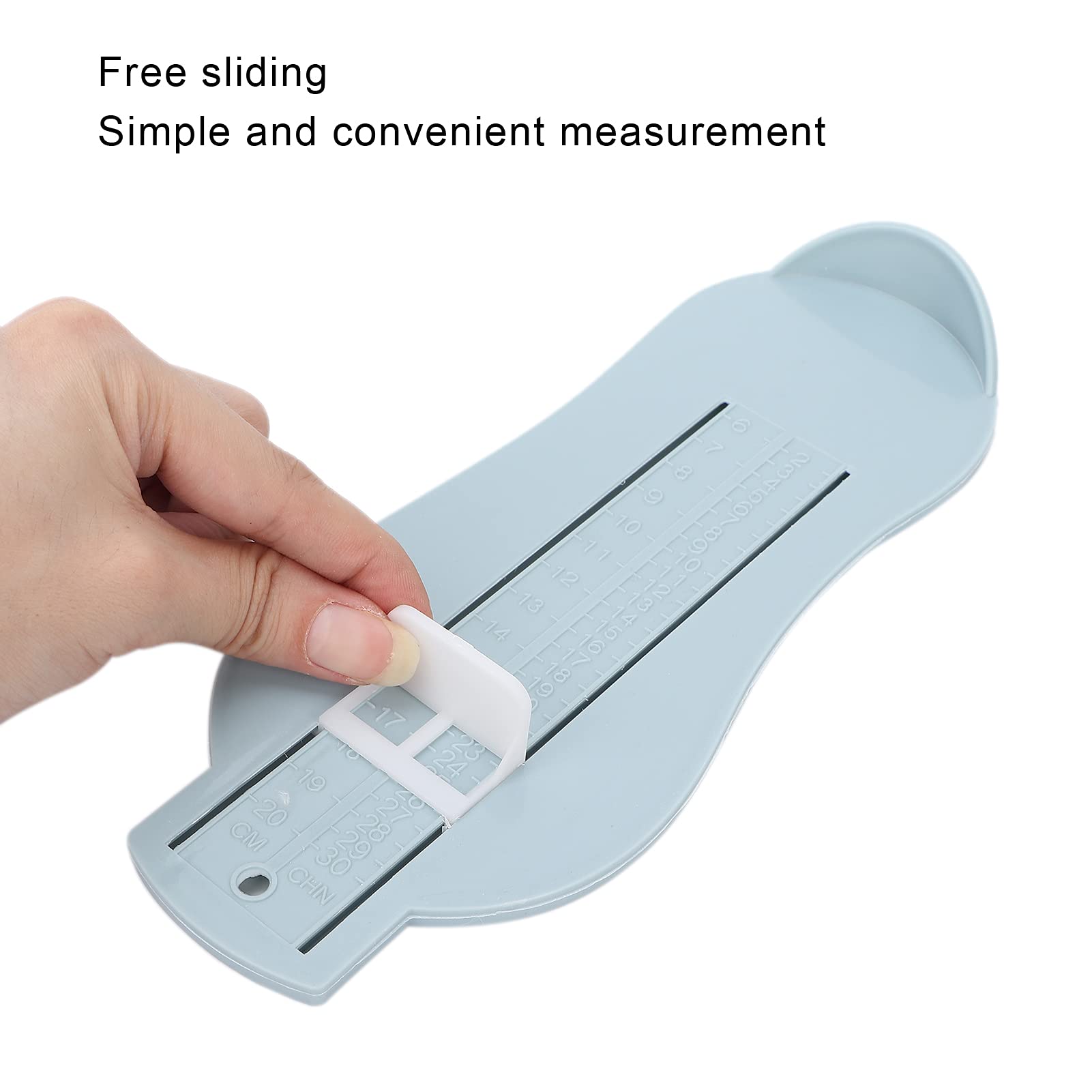 Kids Shoe Size Measuring Tool - Adjustable Retractable Foot Measurement Device for Toddlers & Children - High Strength Shoe Ruler for Accurate Sizing - Perfect for Online Shoe Shopping & In-Store Fitting