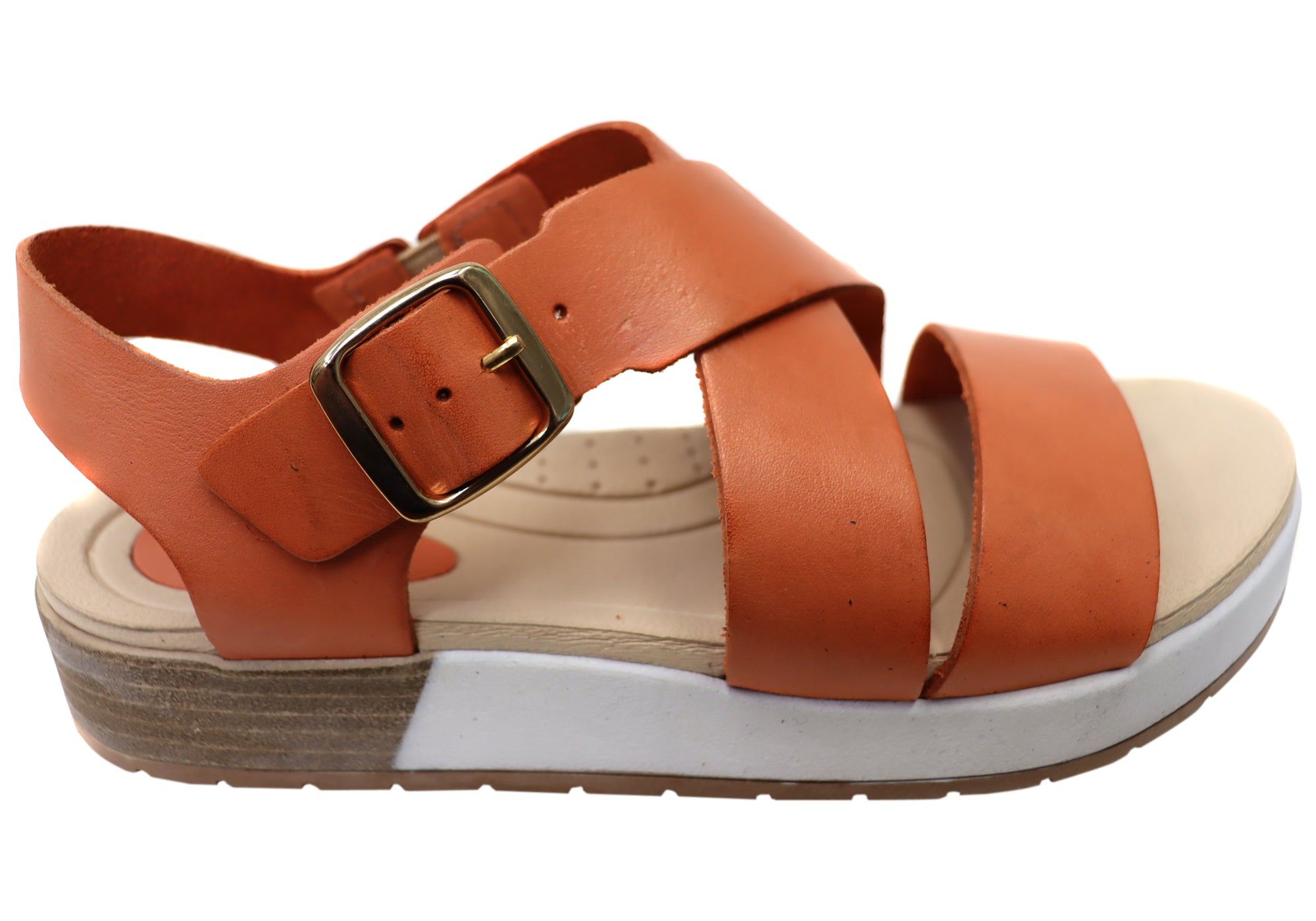 Pegada Robbina Women's Comfortable Leather Sandals - Handmade in Brazil - Perfect for Beach, Vacation & Summer Outfits