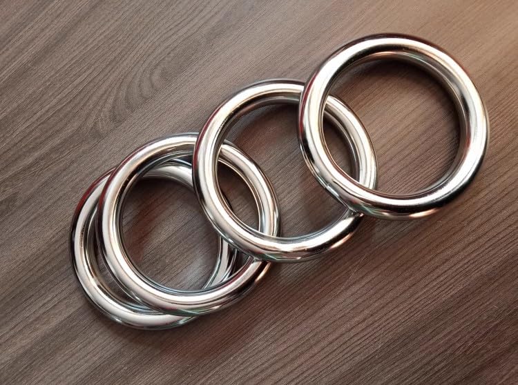 Wushu Metal Forearm Training Rings - Hong Quan Iron Rings for Martial Arts & Strength Training | Natural Material for Grip & Endurance | Perfect for Kung Fu, MMA & Fitness Workouts