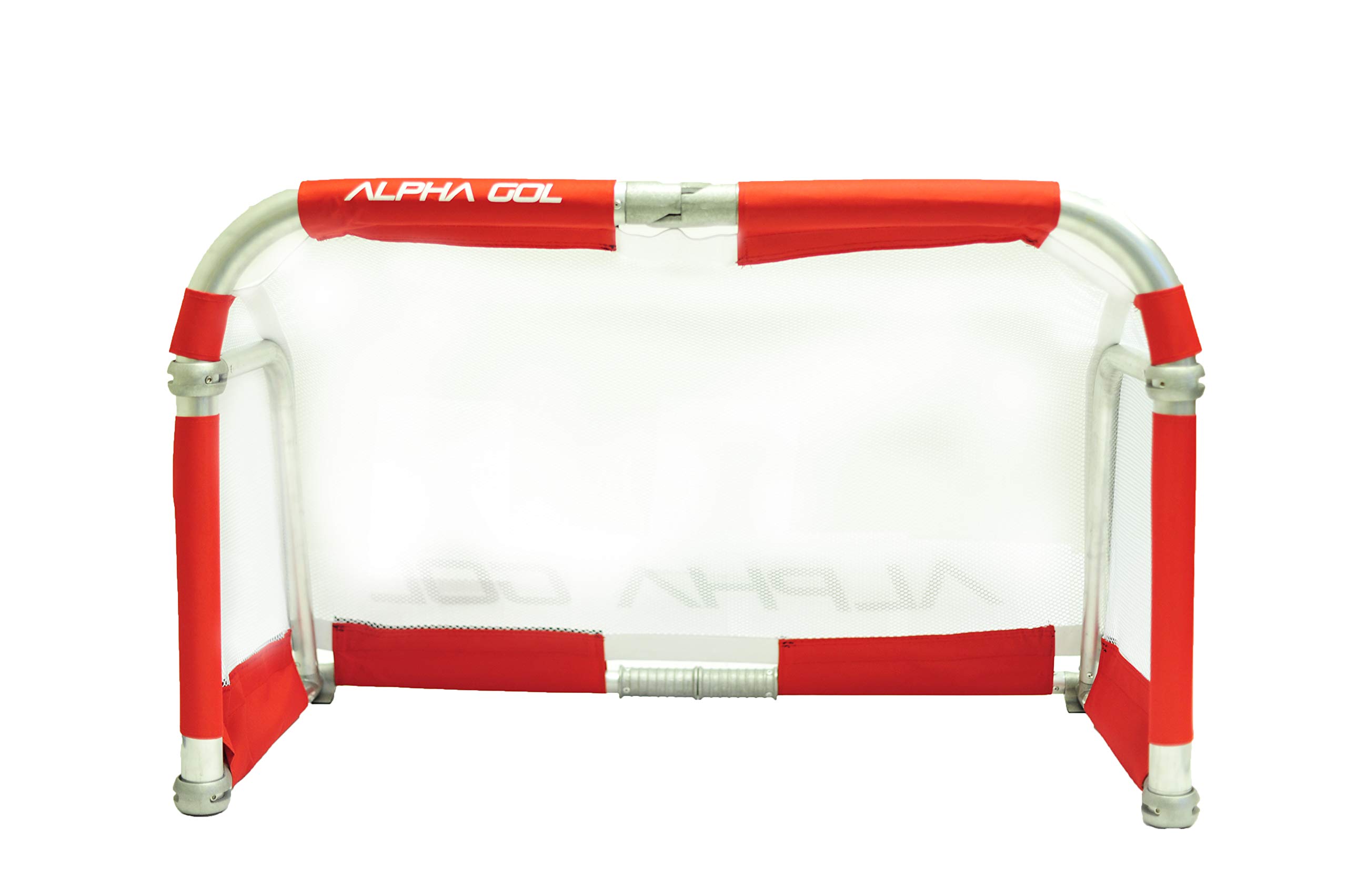 Alpha Goal - Portable Aluminum Folding Soccer Goal with Carry Bag - Perfect for Backyard Training, Youth Soccer Practice & Outdoor Games
