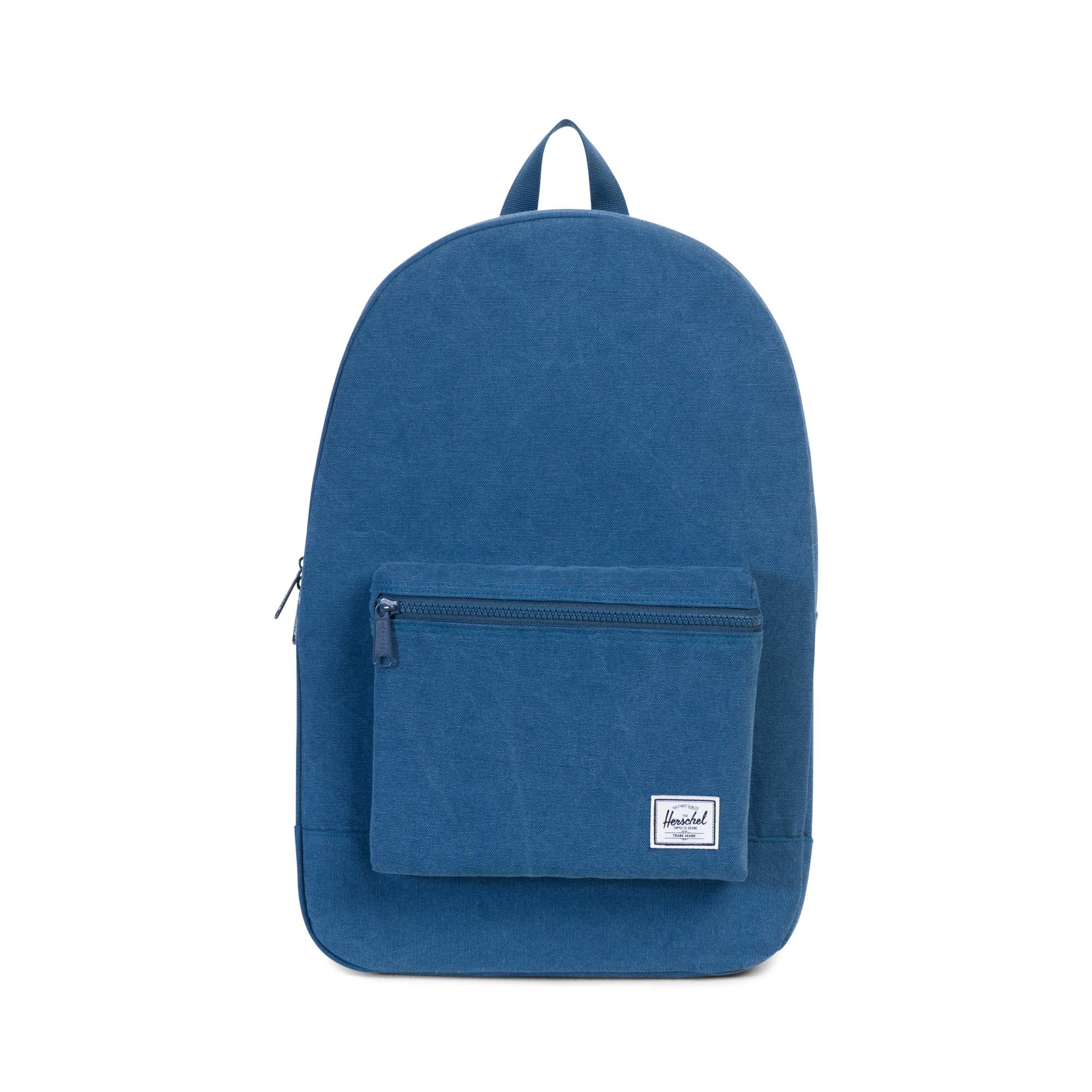 Herschel Cotton Casuals Collection Daypack Backpack - Navy Blue Lightweight Laptop Backpack for School, Travel & Everyday Use