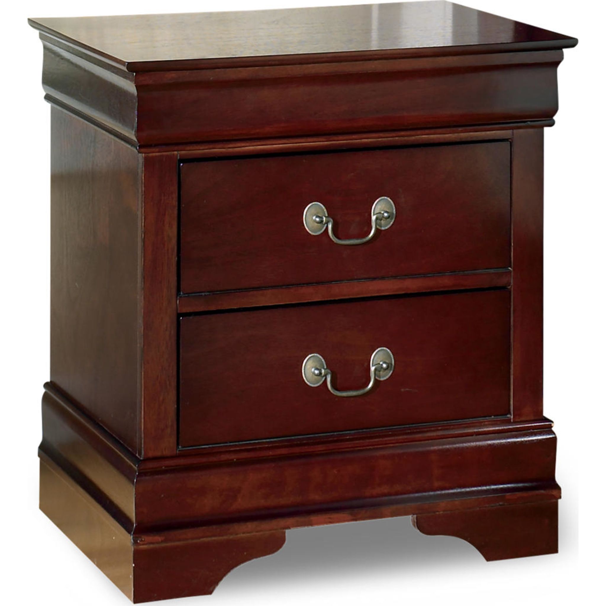 Alisdair Nightstand - Dark Brown Wood Bedside Table with Storage Drawer for Bedroom, Living Room, or Office