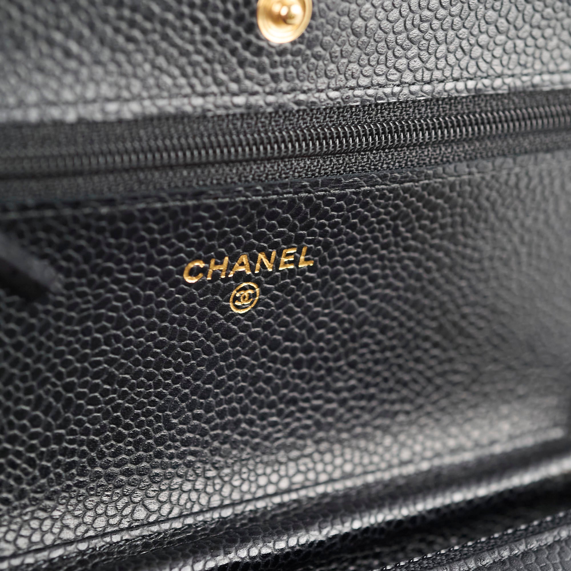Chanel Caviar Quilted Wallet on Chain WOC Crossbody Bag in Black | Luxury Designer Handbag for Women | Perfect for Evening Out, Parties & Special Occasions
