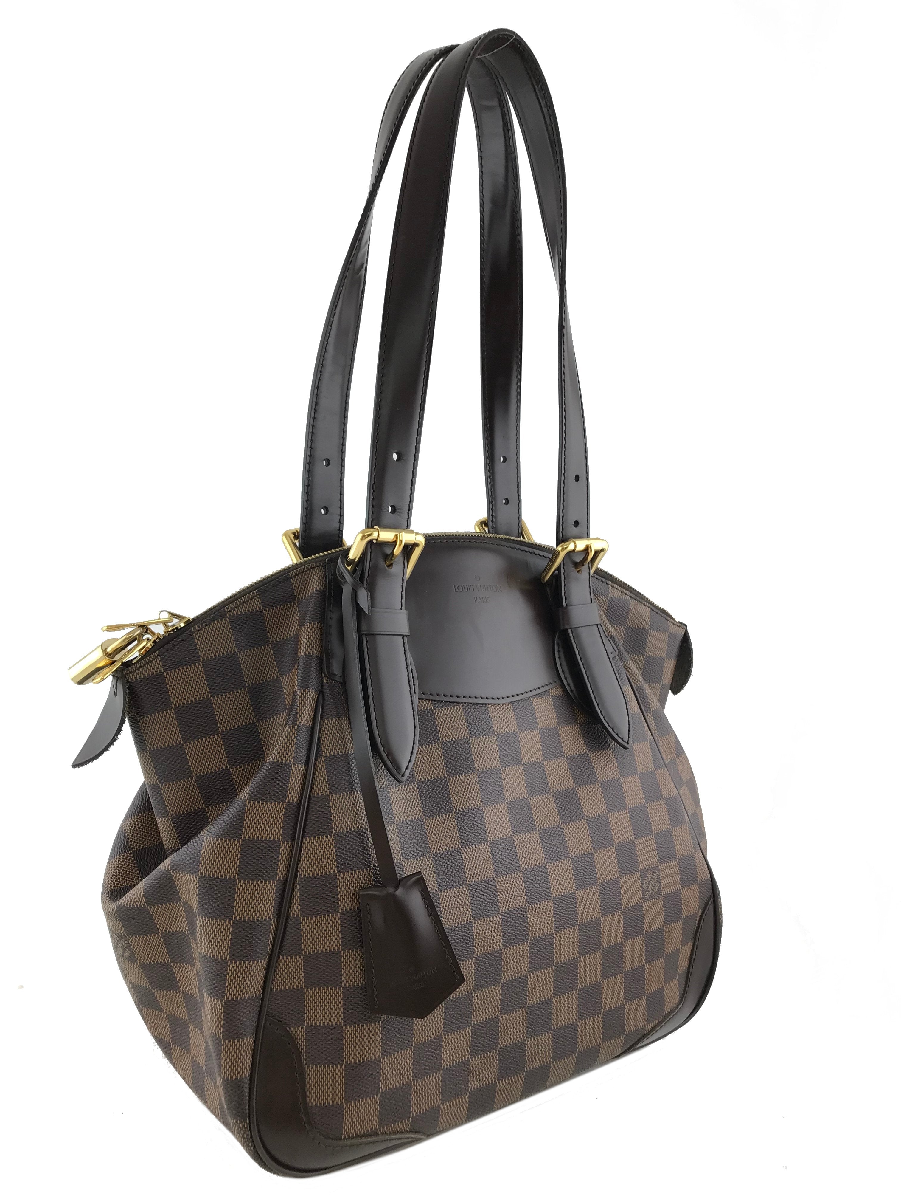 Authentic Louis Vuitton Damier Ebene Verona GM Handbag - Luxury Tote Bag for Women | Perfect for Work, Travel & Everyday Use