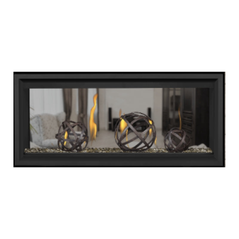 Napoleon Vector 38 See-Through Linear Direct Vent Gas Fireplace - LV38N2 1 | Modern Home Heating Solution for Living Rooms & Patios