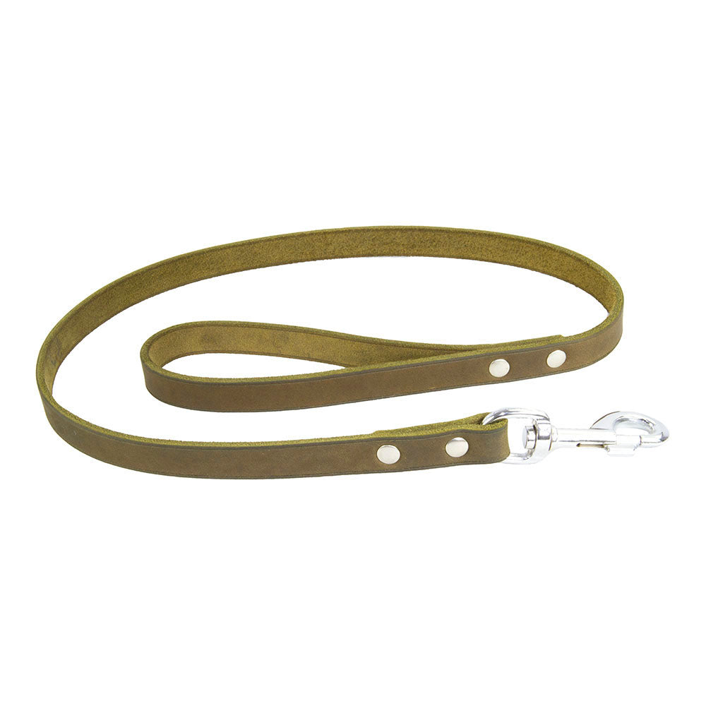 Premium Soft Country Leather Dog Leash - Durable & Comfortable for Walking, Training & Outdoor Adventures