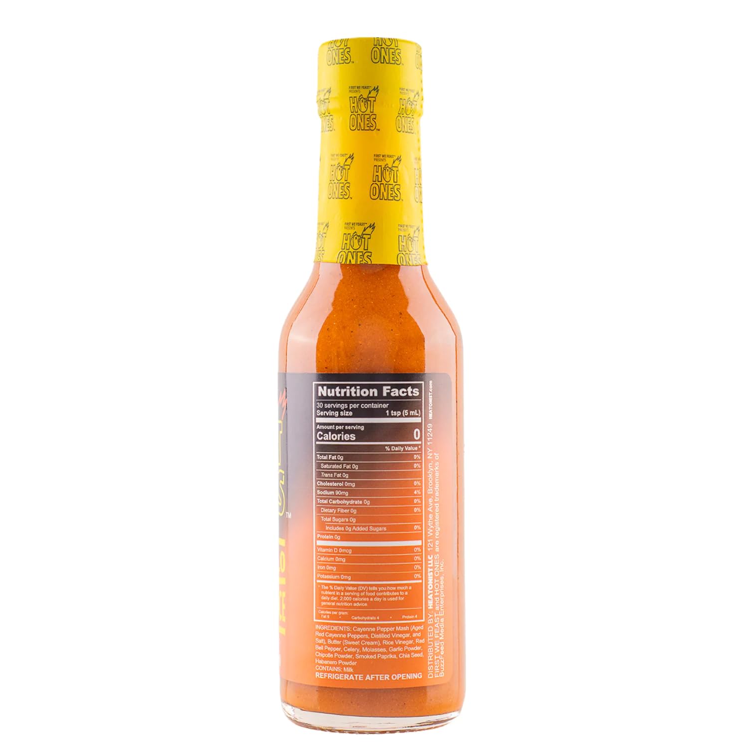 Hot Ones Season 23 The Classic Trio Hot Sauce Gift Set - Buffalo Sauce, Los Calientes Verde & The Last Dab Xperience - All Natural Ingredients - 5 fl oz Bottles (3-Pack) - Perfect for Spicy Food Lovers, Game Nights & Gift Giving