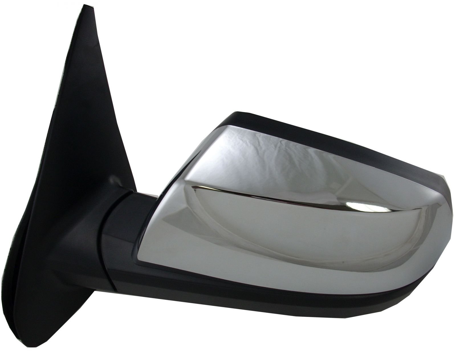 Chrome Left Side Mirror Cap Replacement for 2008-2013 Toyota Sequoia & 2007-2013 Tundra - Manual Adjustable Driver Side Mirror Cover - Perfect for Parking, Lane Changes & Enhanced Visibility